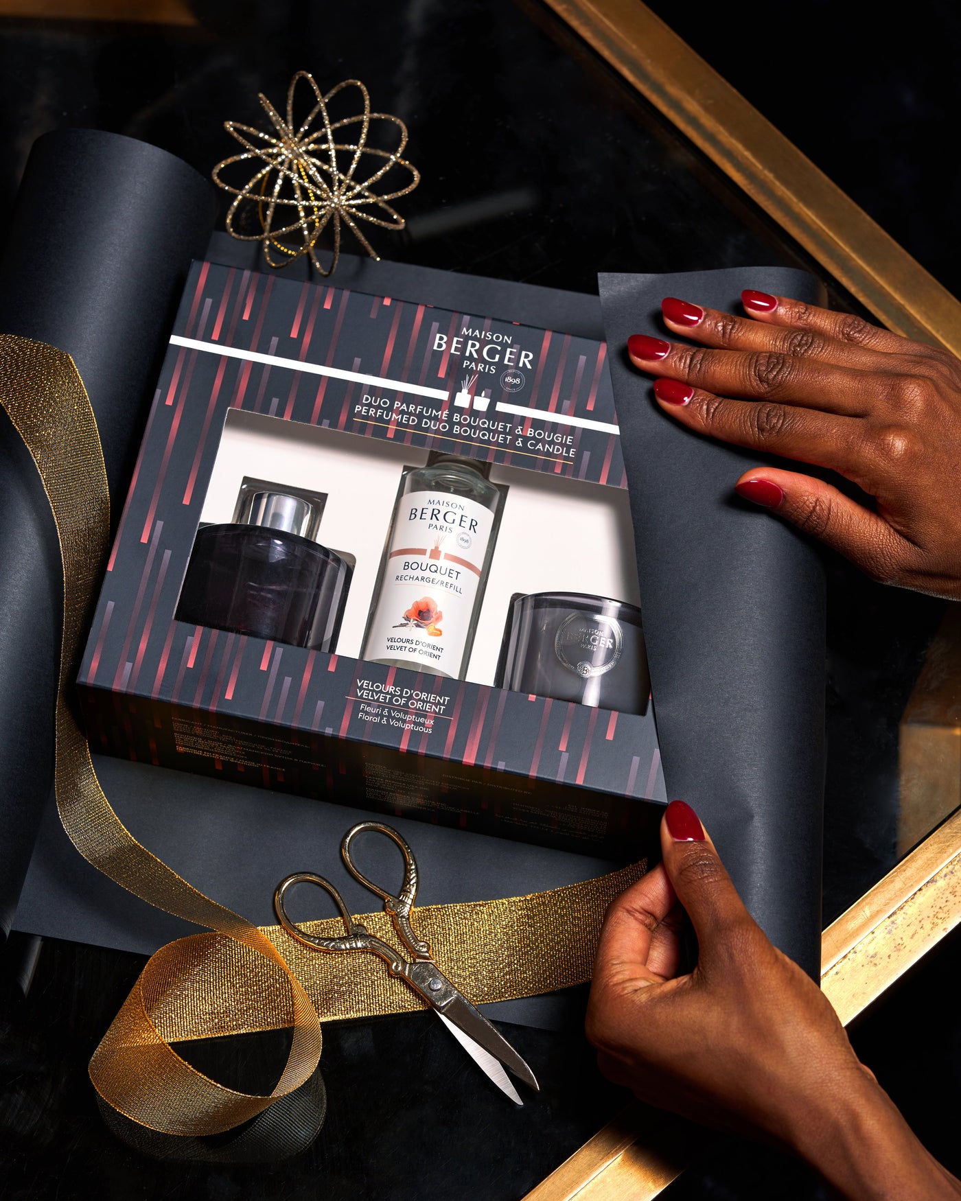 Coffret mini bouquet & bougie Variation