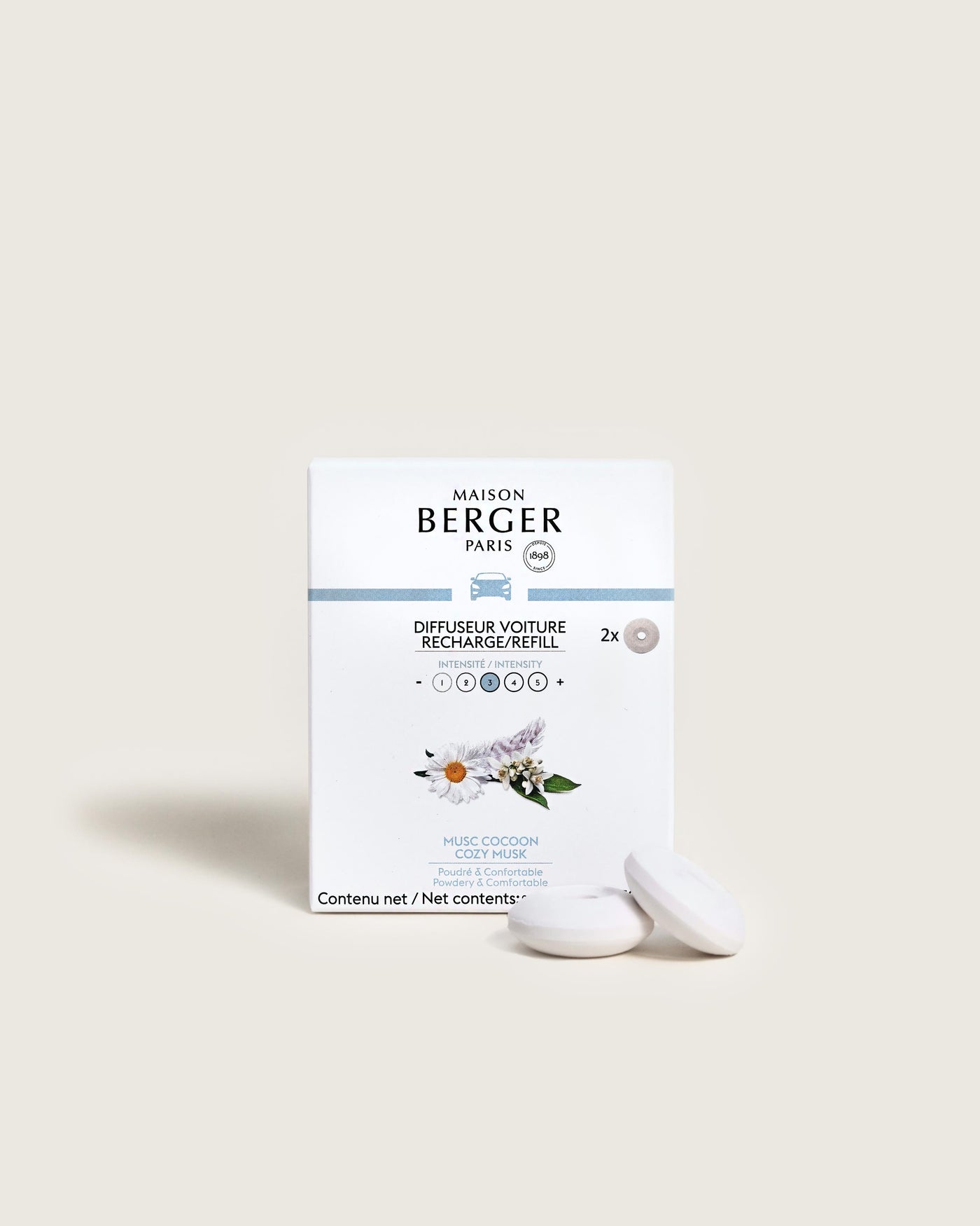 Recharges Diffuseur voiture Musc Cocoon