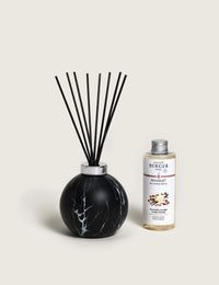 Bouquet parfumé Marbrure Noir