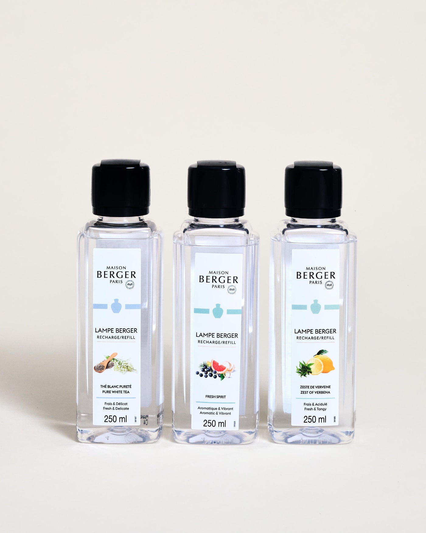 Coffret 3 recharges lampe Berger Estivale 250ml