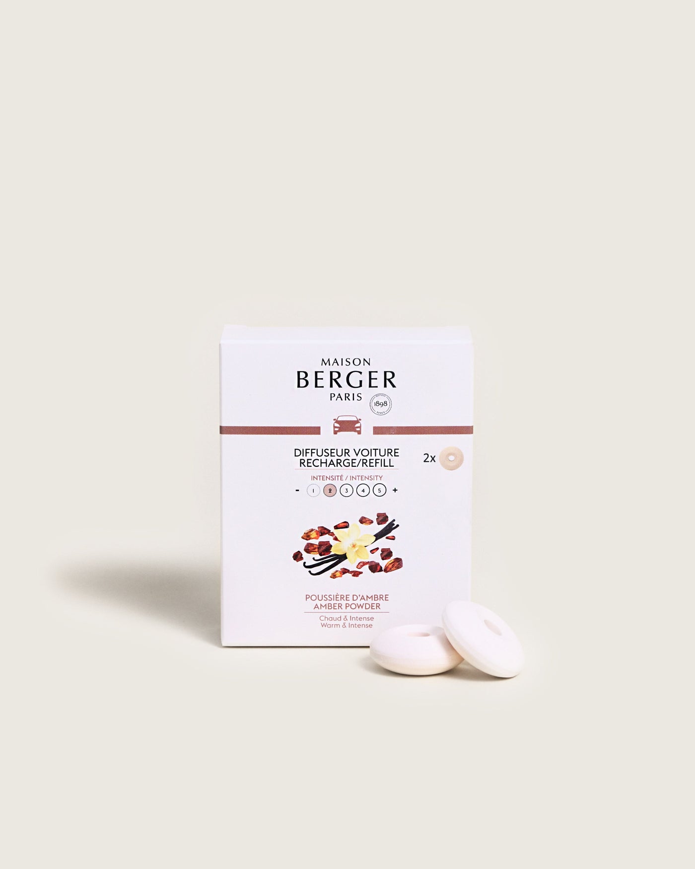 Recharges Diffuseur voiture Poussière d'Ambre
