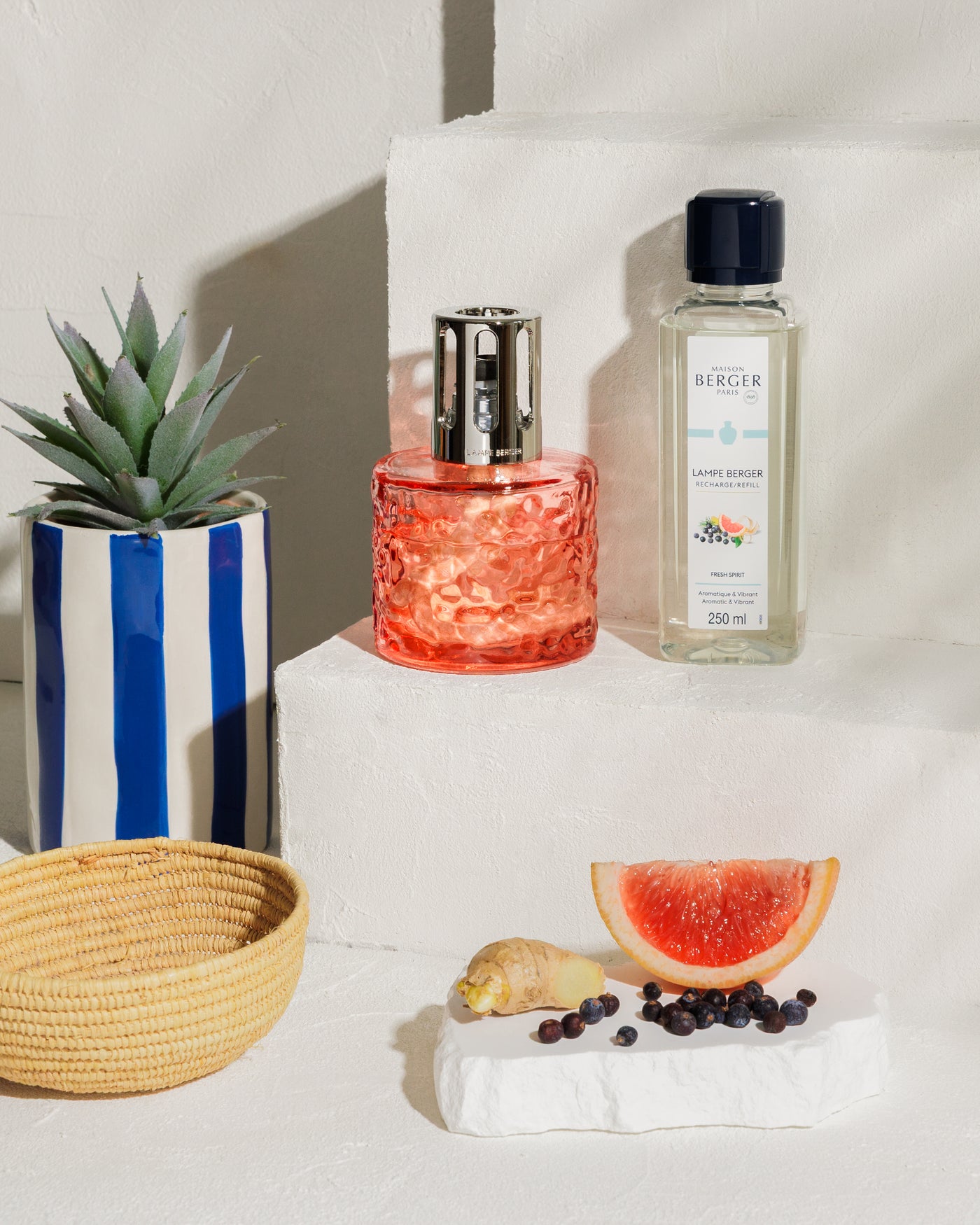 Coffret lampe Berger Estivale Corail