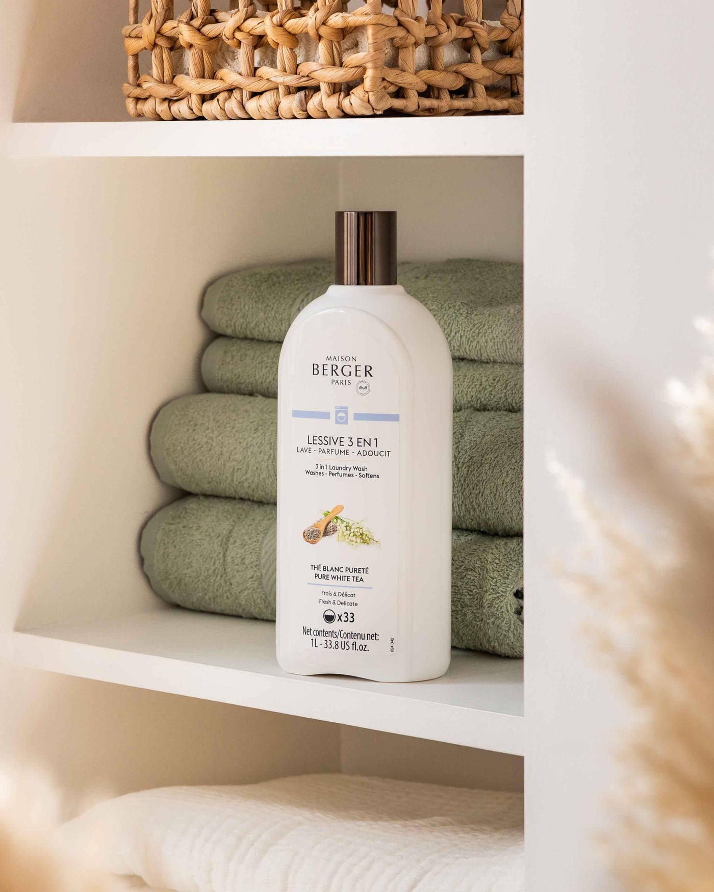 Lessive 3 en 1 Thé Blanc Pureté 1 litre