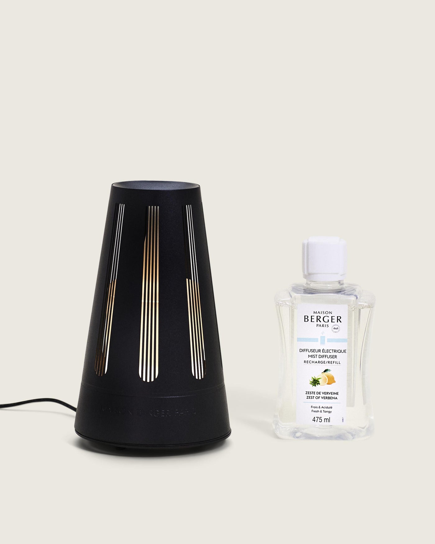 Diffuseur électrique Amphora Noir Satiné