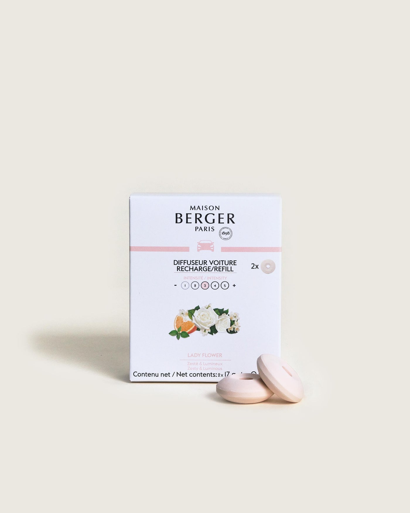 Recharges diffuseur voiture Lady Flower