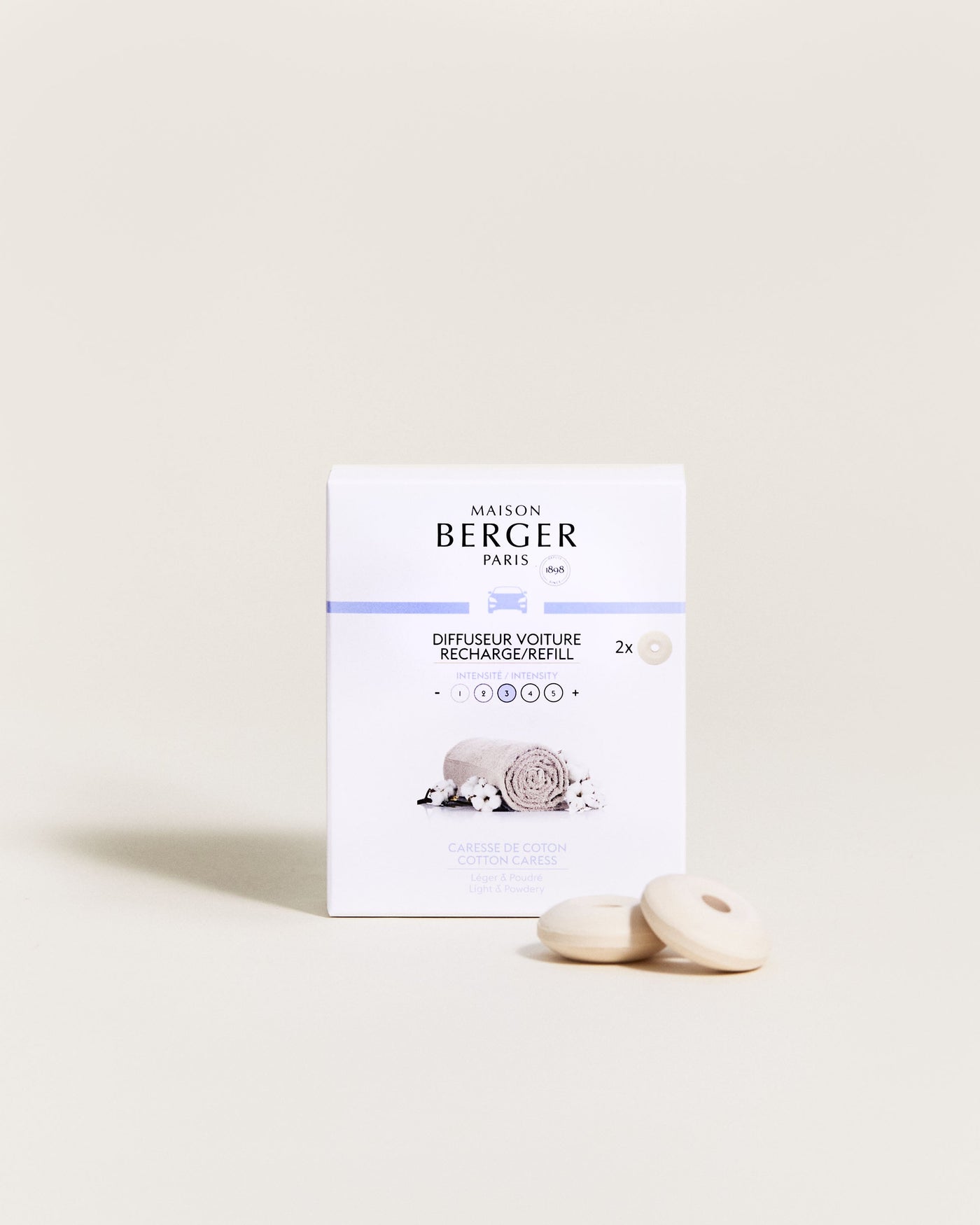 Recharges Diffuseur voiture Caresse de Coton