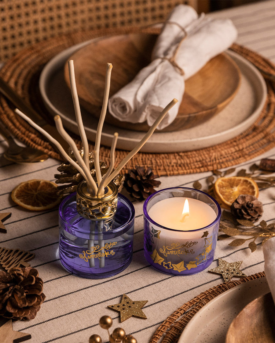 Duo mini Bouquet & Bougie Lolita Lempicka Parme