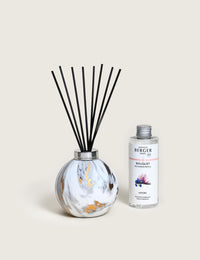 Bouquet parfumé Marbrure Blanc