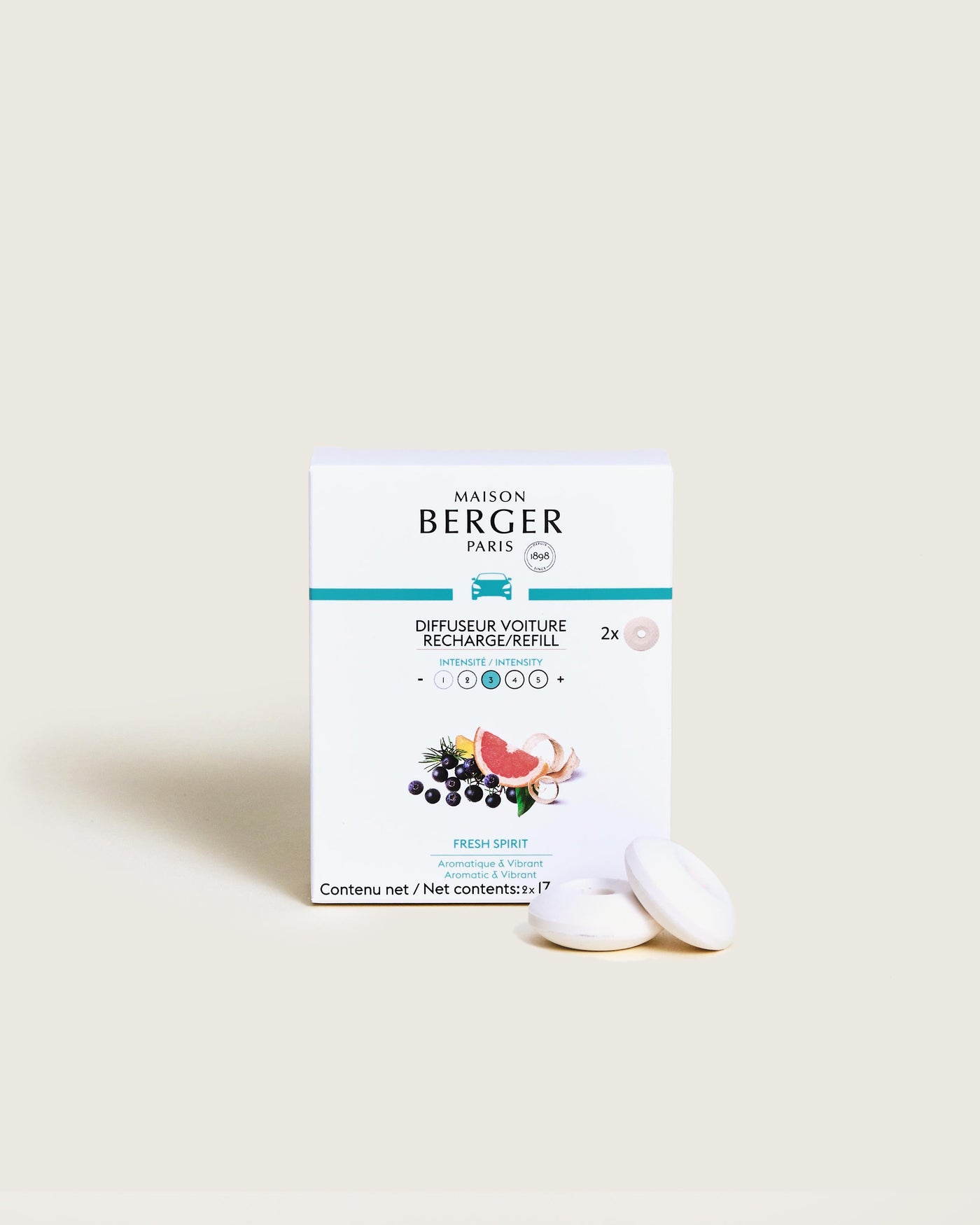 Recharges diffuseur voiture Fresh Spirit