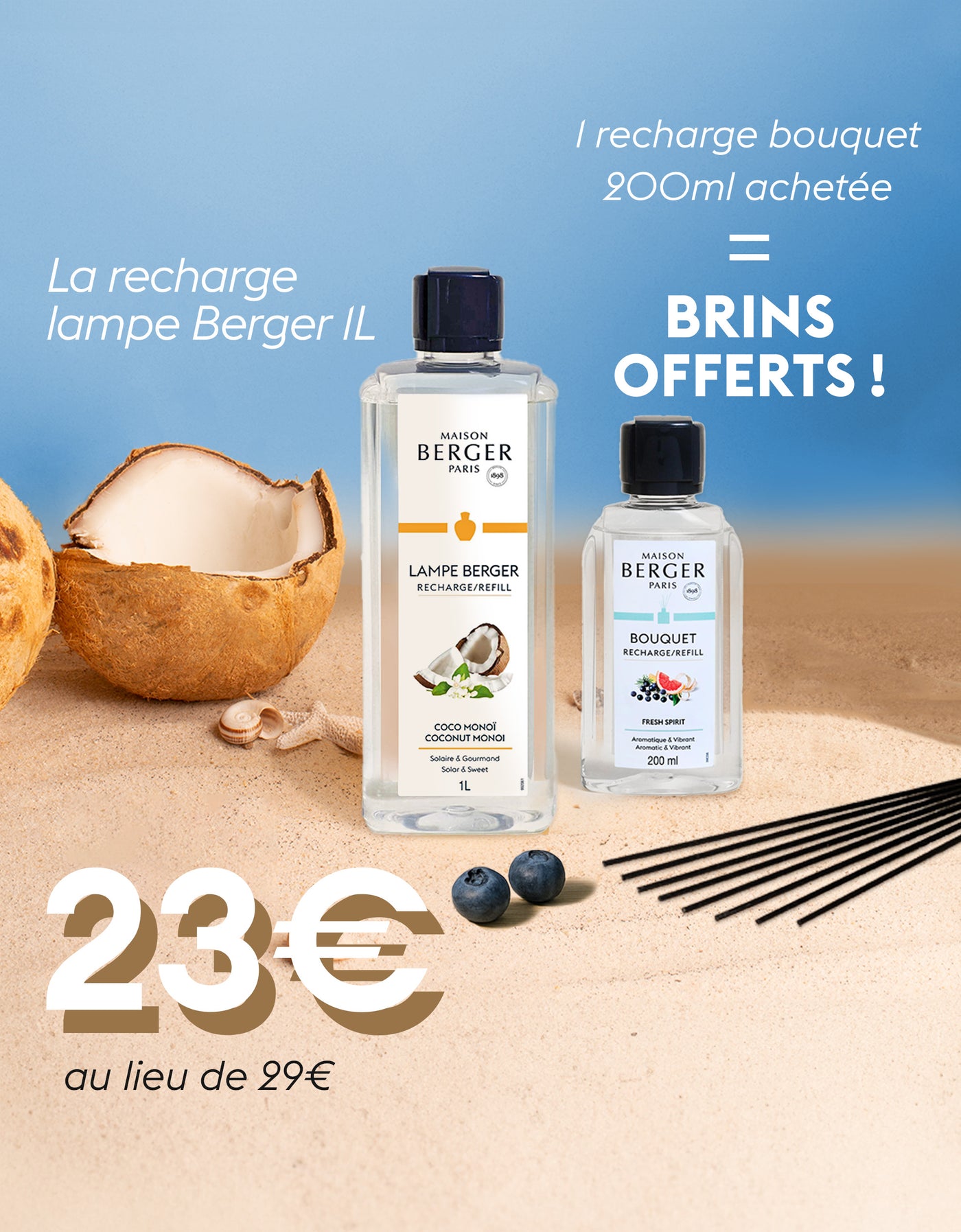 Offre parfum Coco Monoï et Fresh Spirit