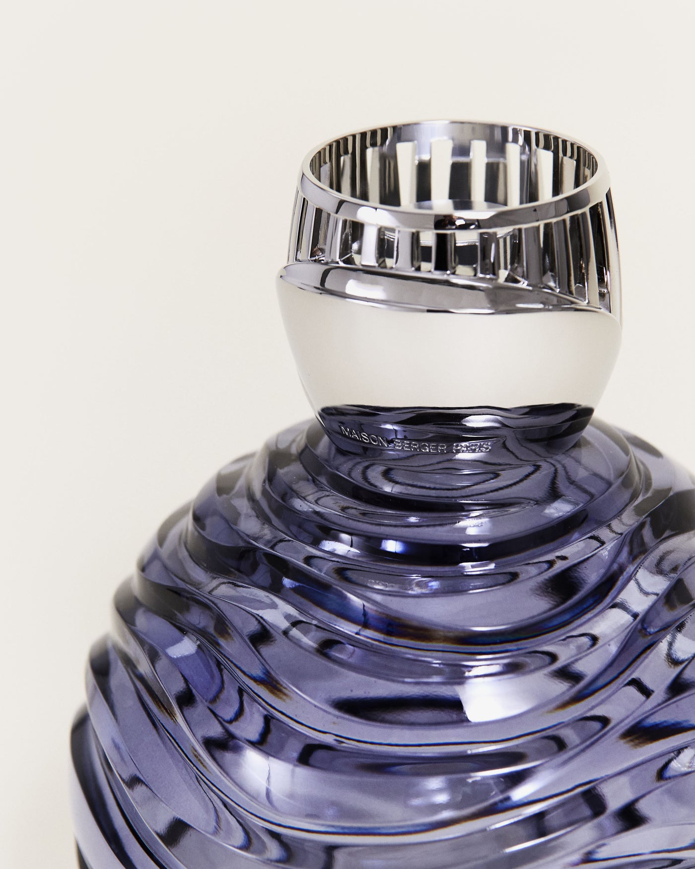 Édition d'Art lampe Berger Crystal Globe Grise