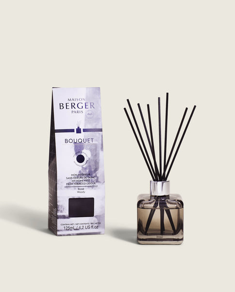 Bouquet parfumé Cube - Anti-odeur tabac frais et aromatique - 125 ml -  Maison Berger Paris