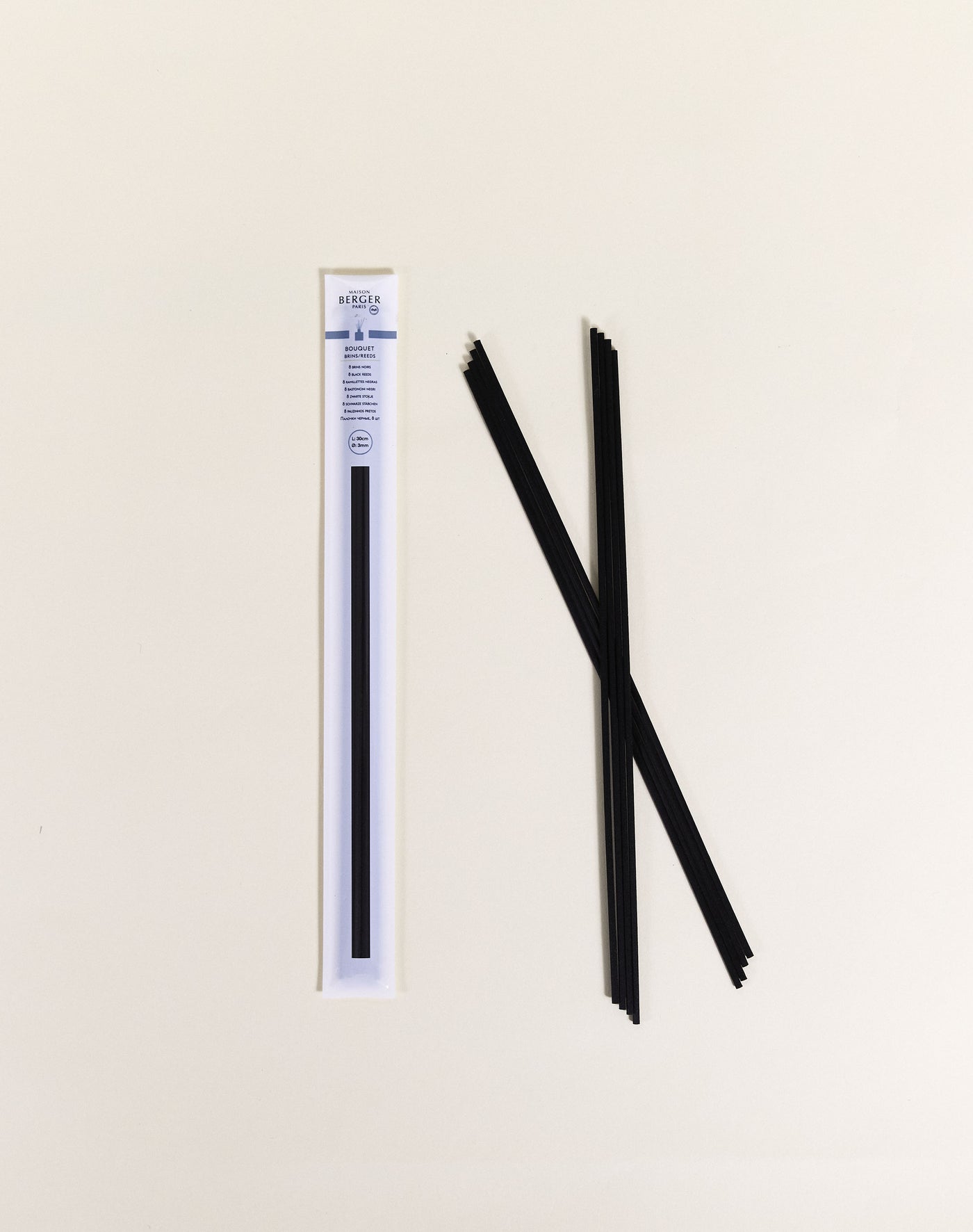 Etui 6 Sticks Zwart Lang (27 cm) Maison Berger Paris - Au Goût Exclusif