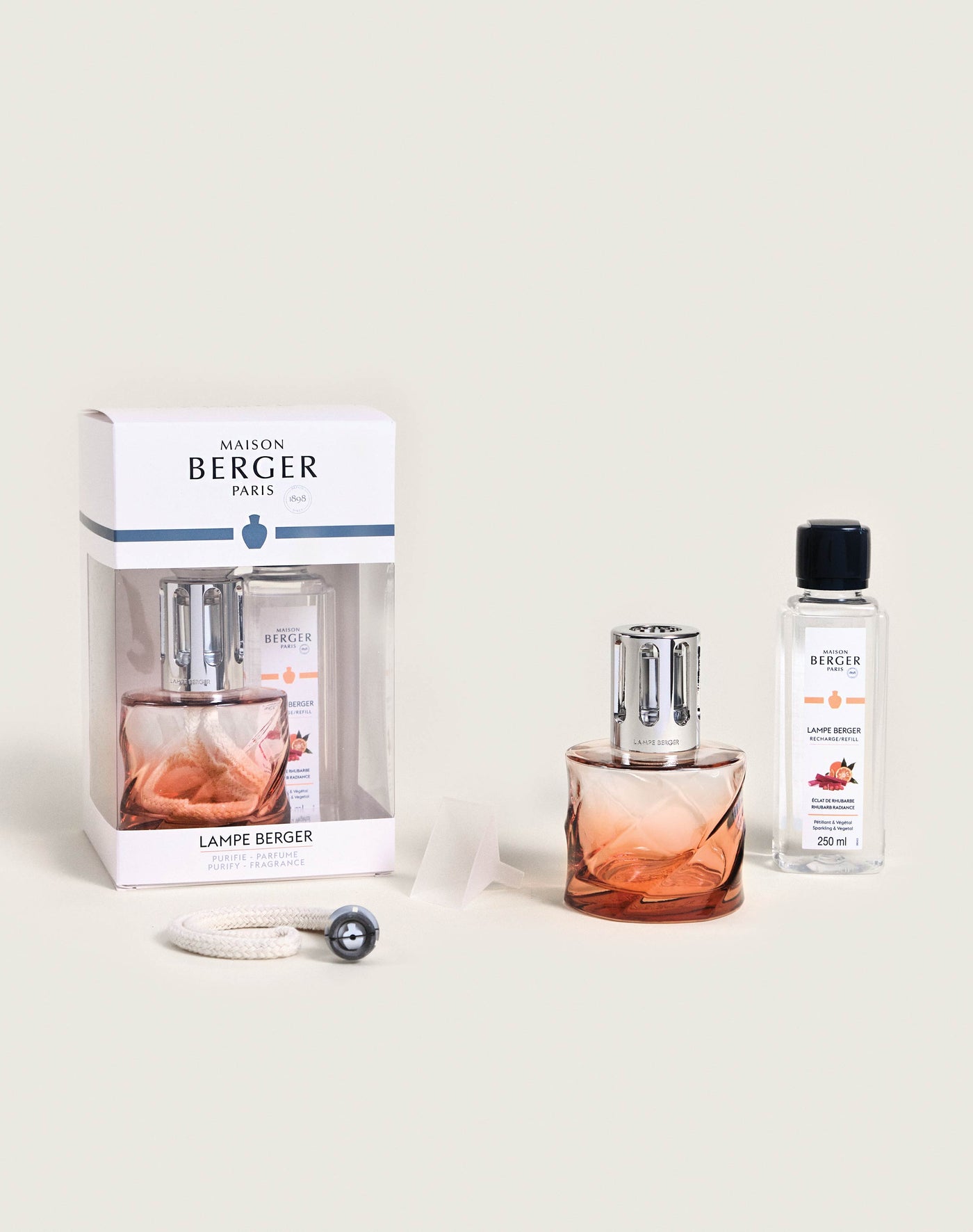 Coffret lampe Berger Spirale Rose Ambré
