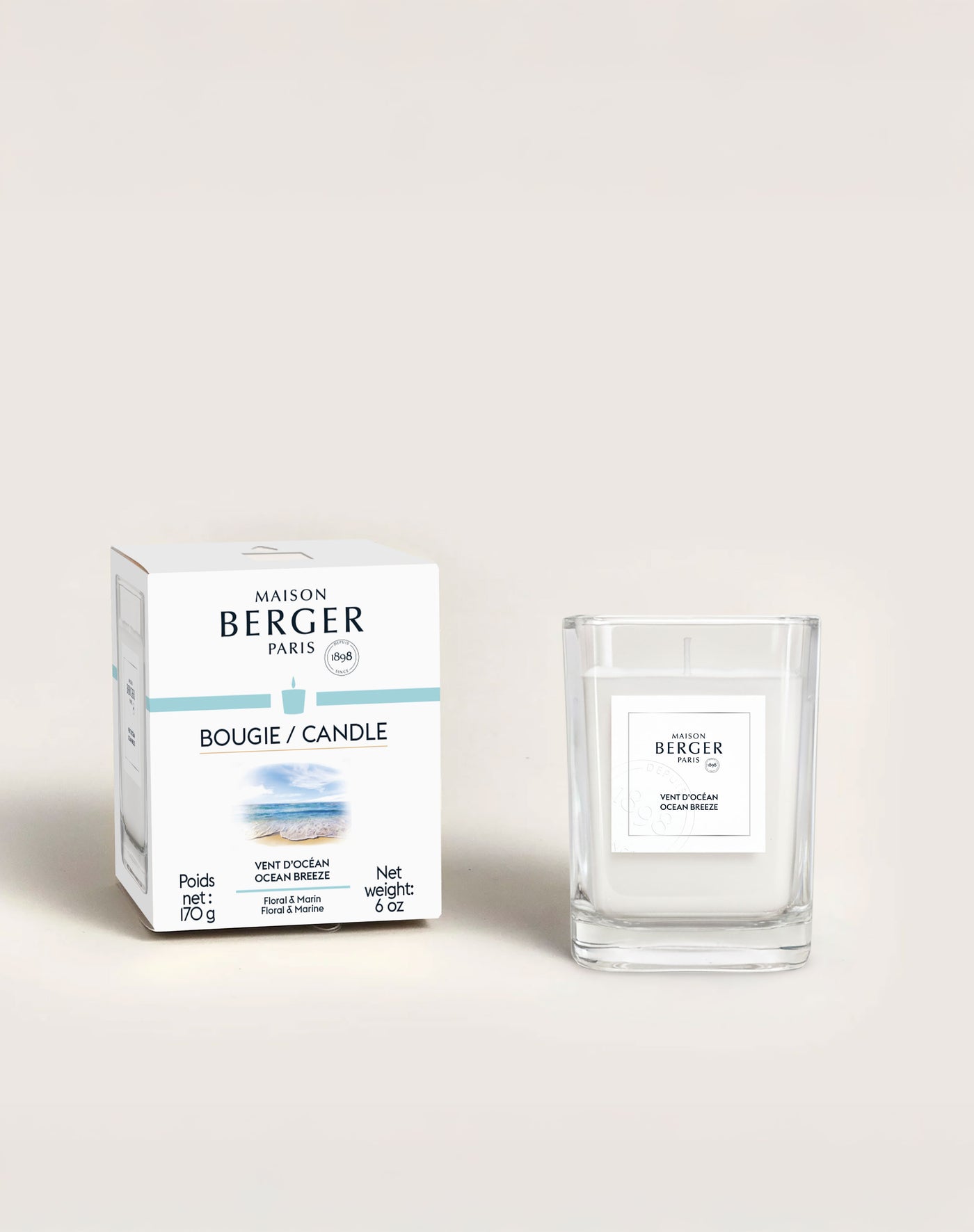 Bougie parfumée Vent d'Océan