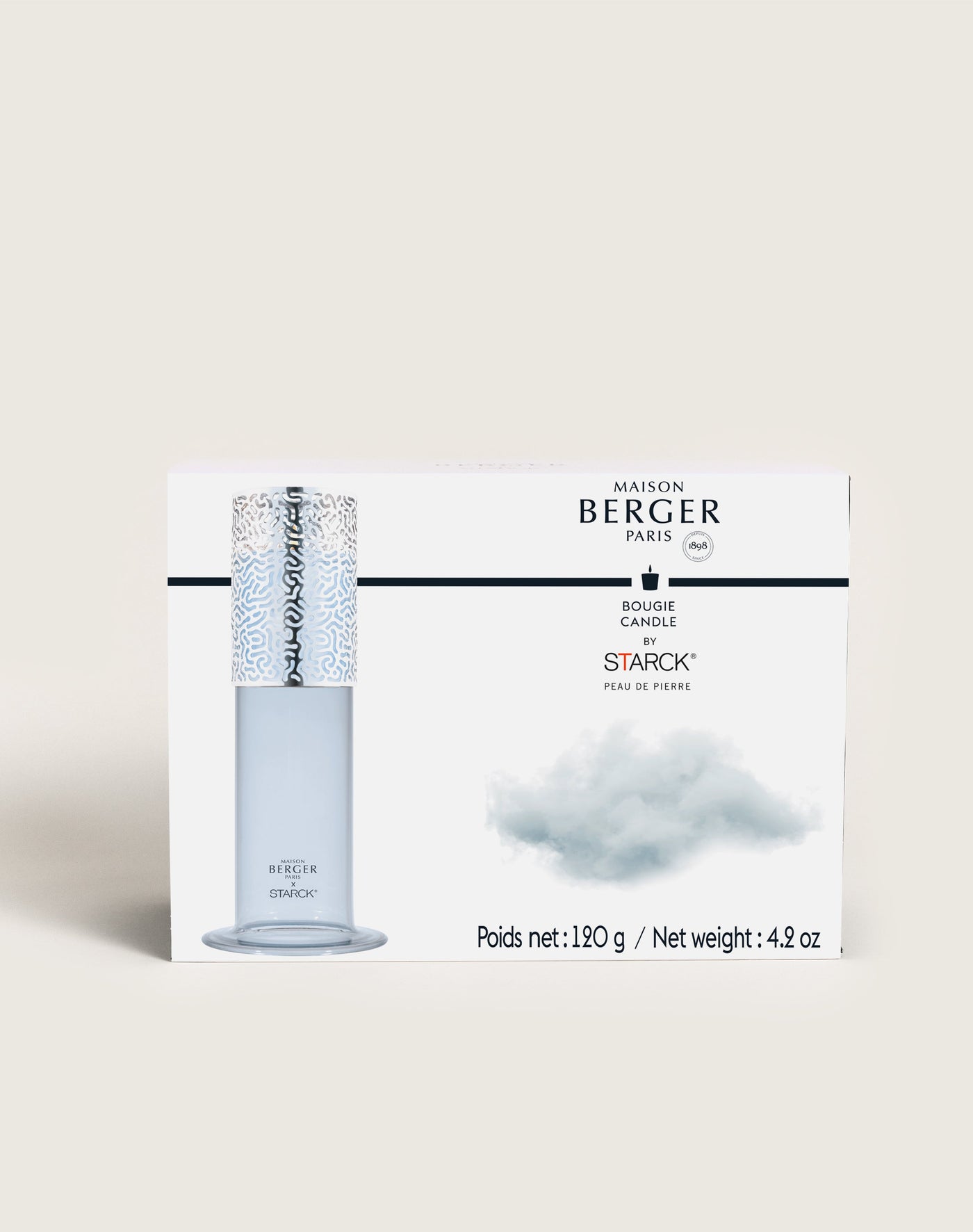 Bougie photophore by Starck Peau de Pierre