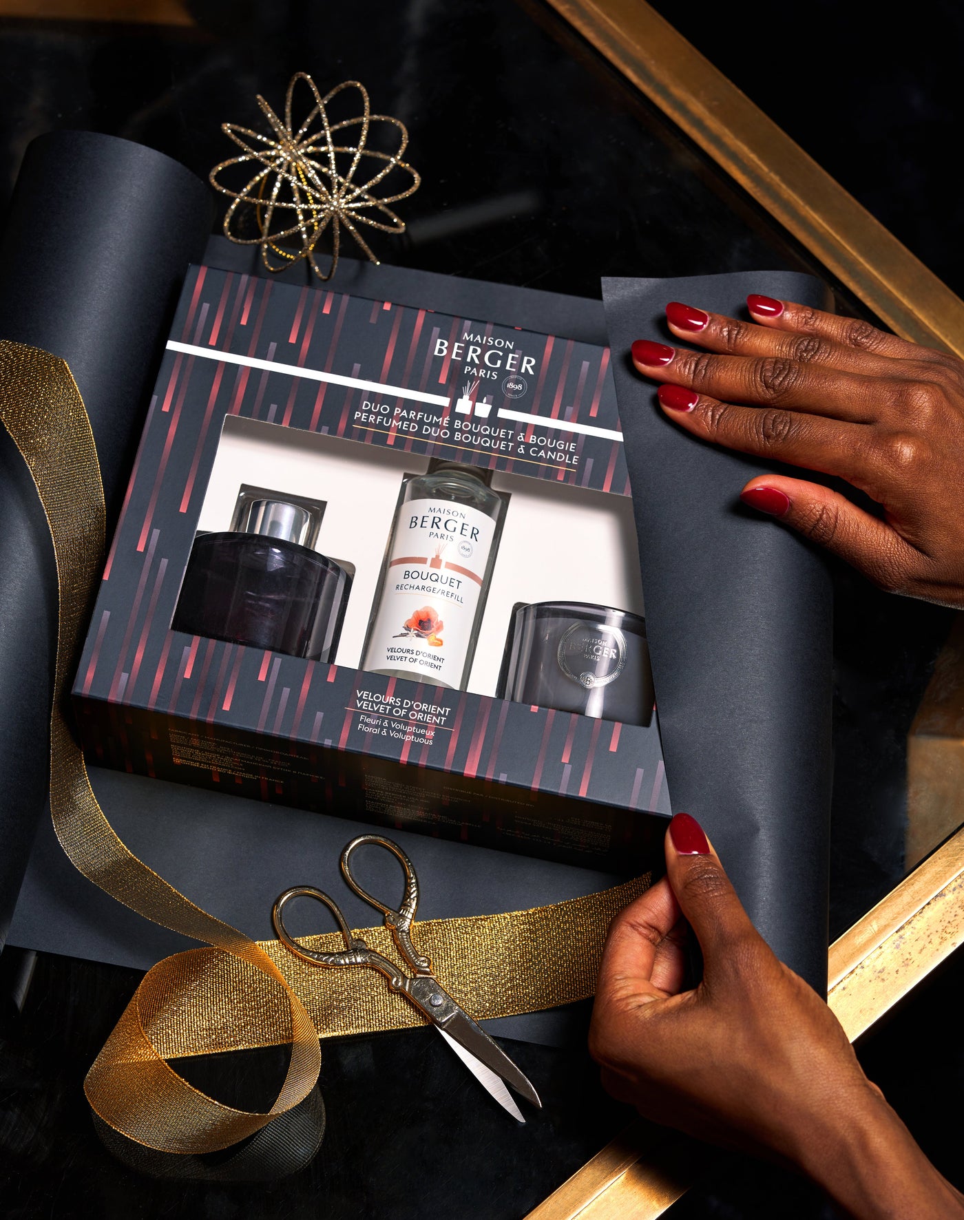 Coffret mini bouquet & bougie Variation