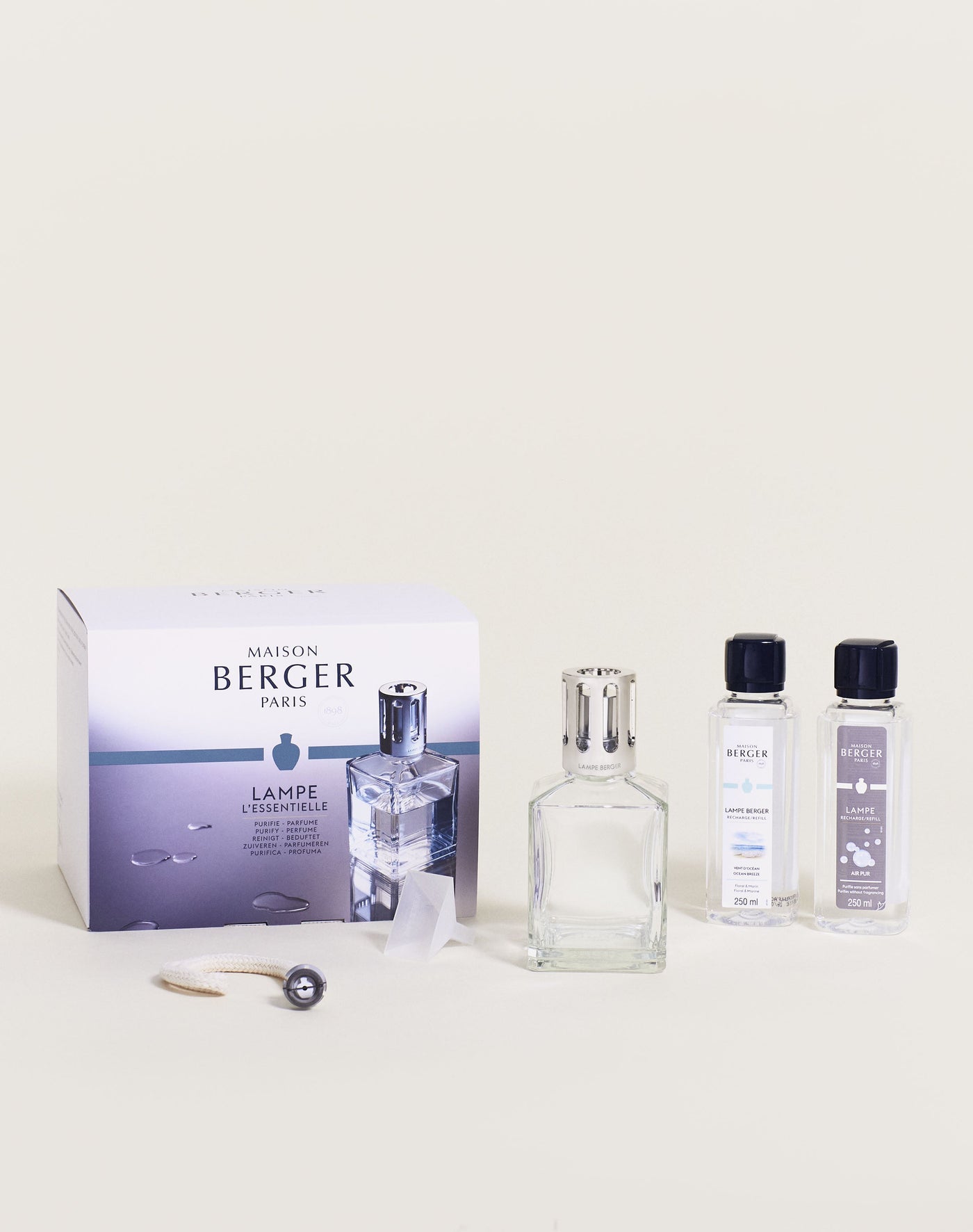 Coffret lampe Berger Essentielle Carrée