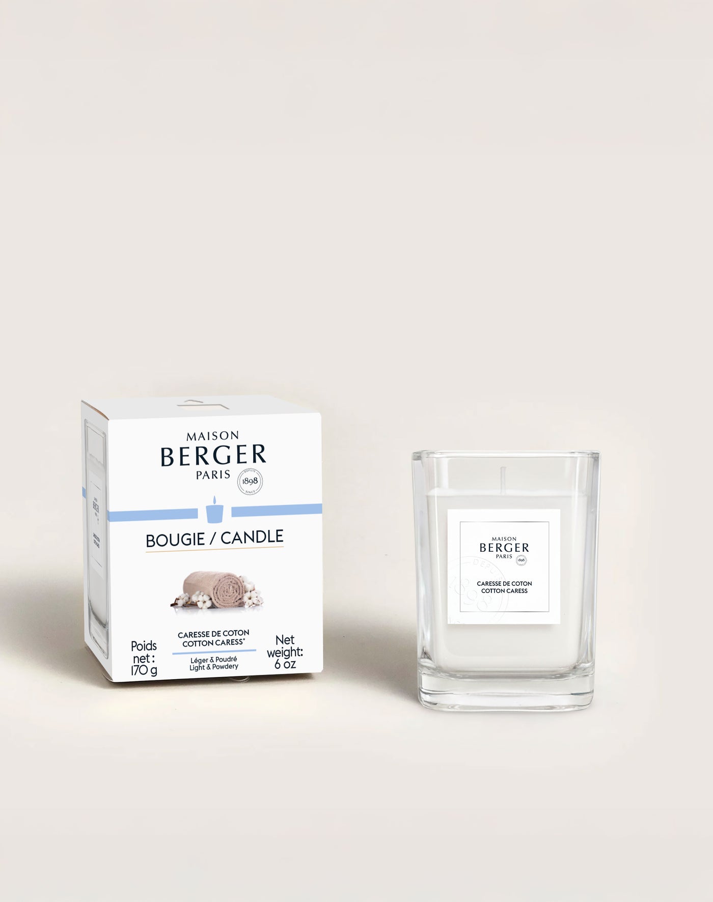 Bougie parfumée Caresse de Coton