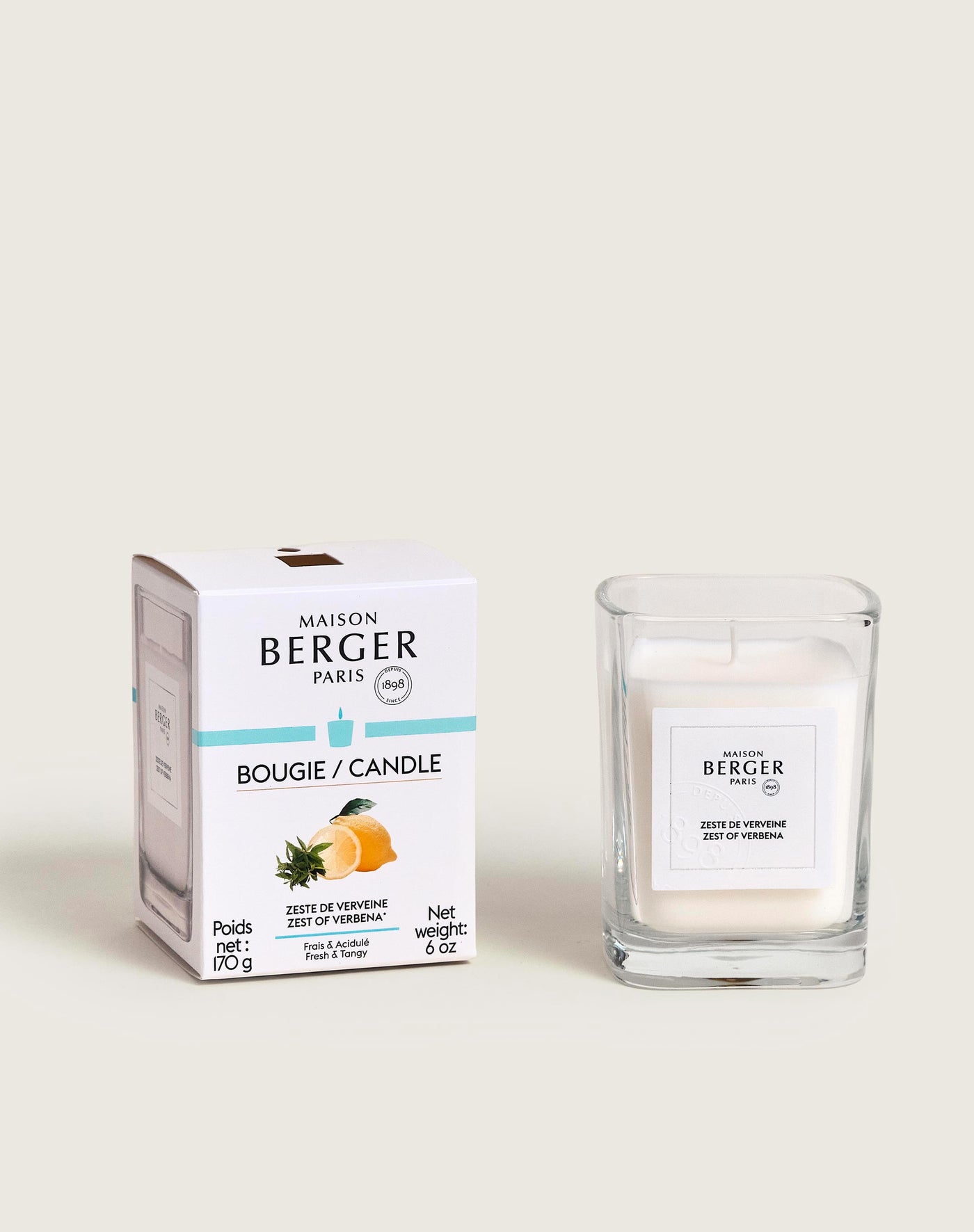 Bougie parfumée Zeste de Verveine