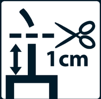 Figure A.5- Couper la mèche à 1cm