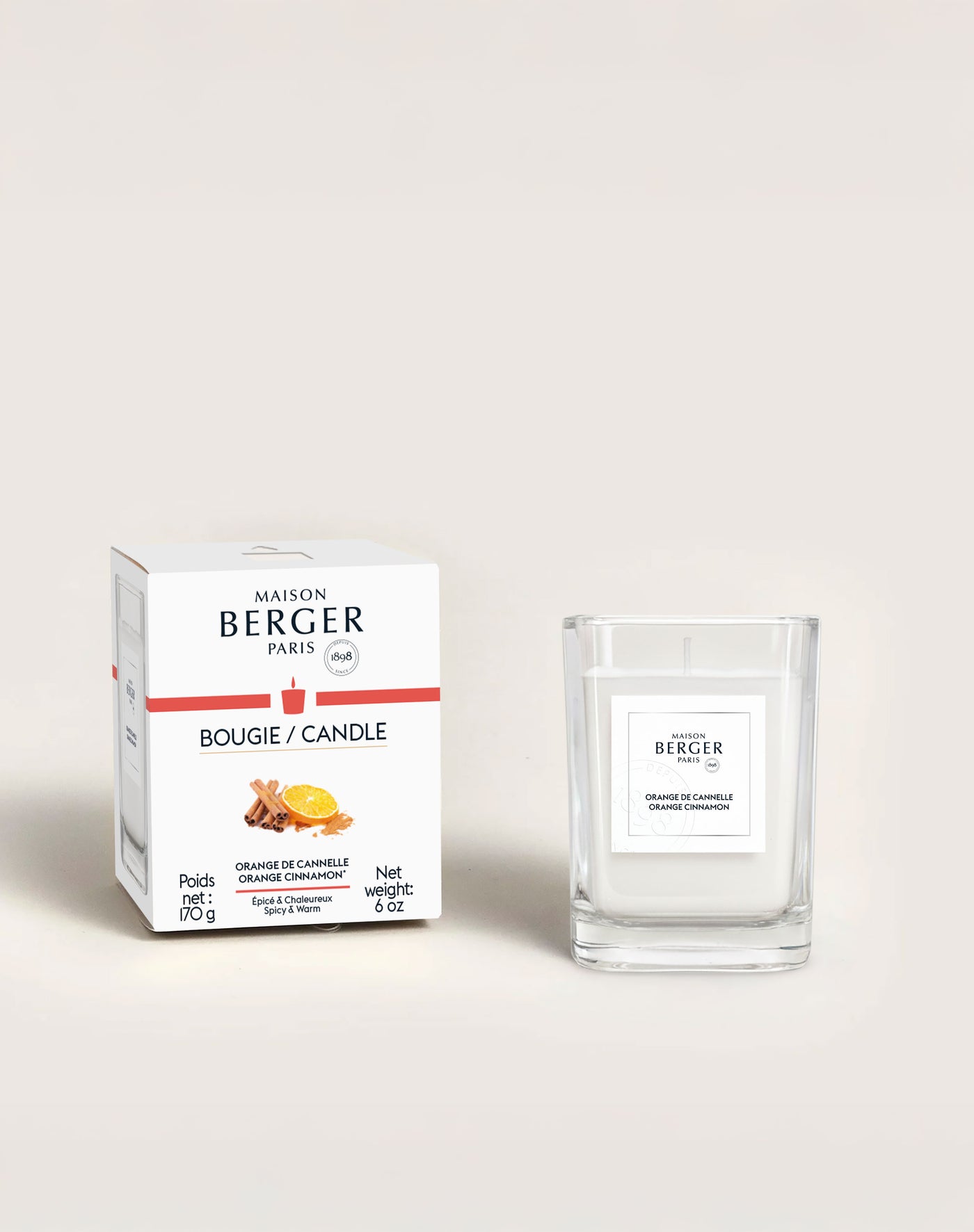 Bougie parfumée Orange de Cannelle