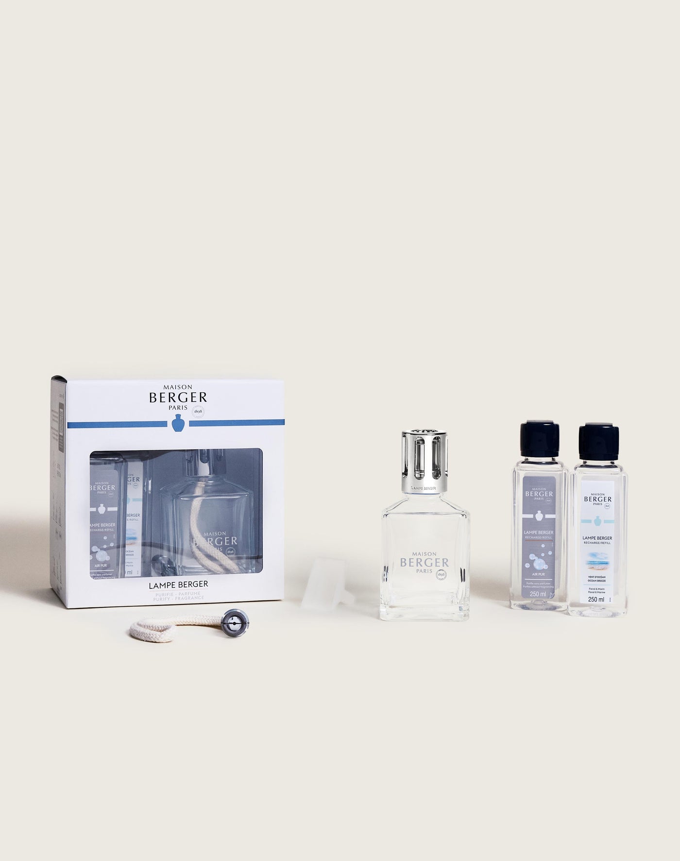 Coffret lampe Berger Essentielle Carrée