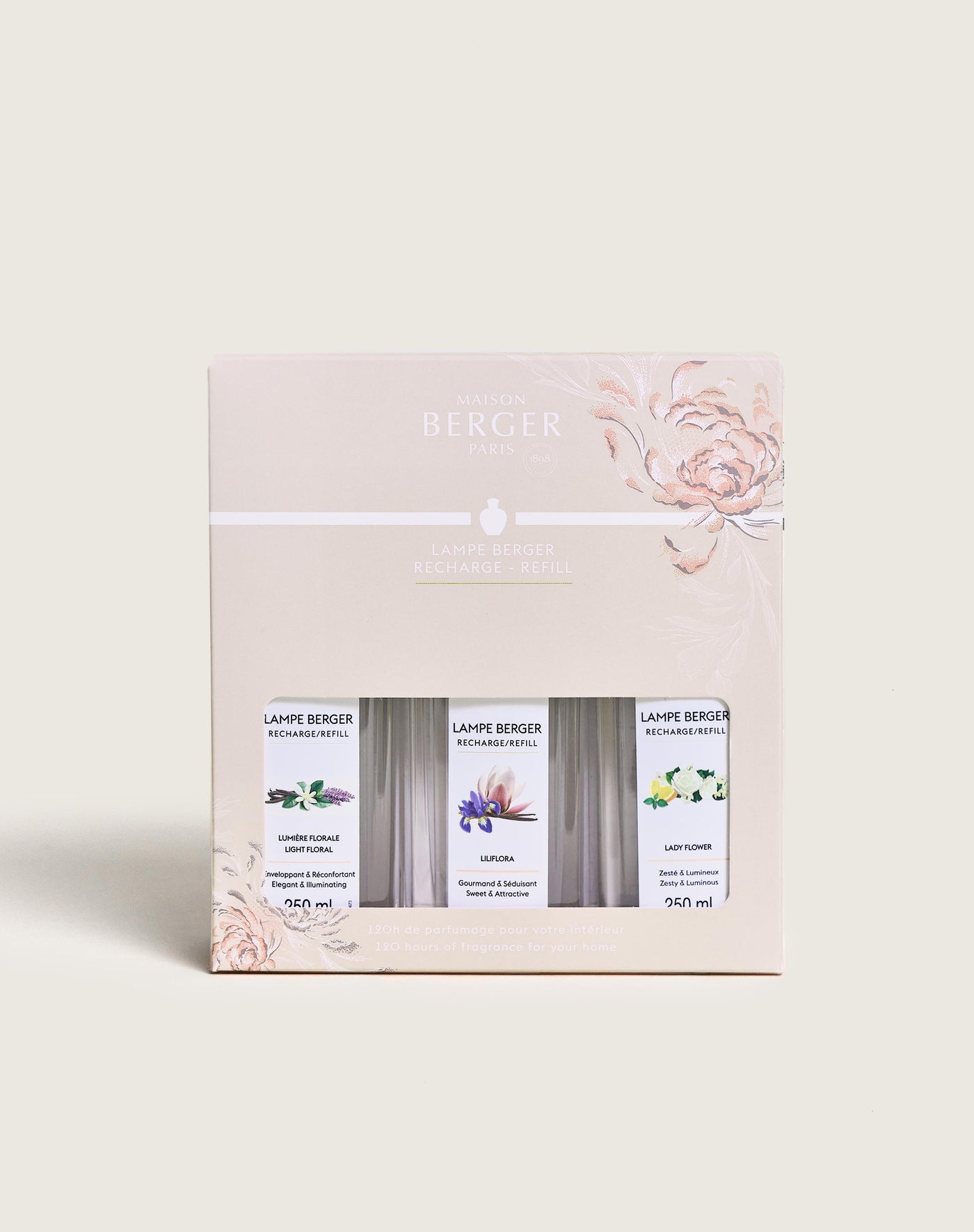 Coffret 3 recharges lampe Berger 250ml