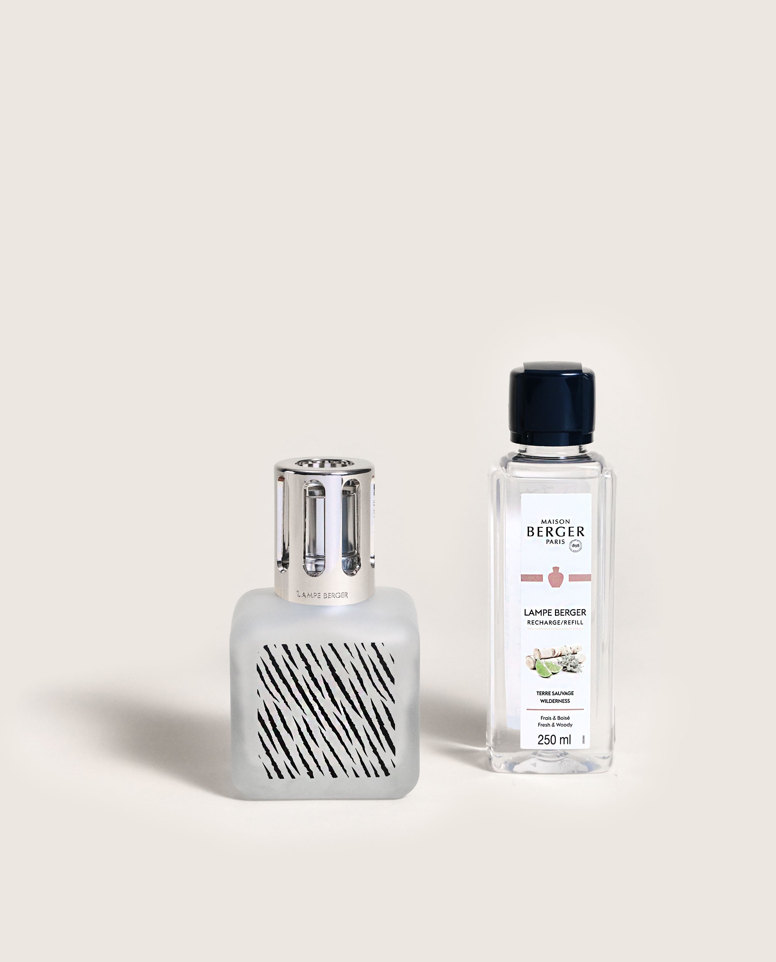 Coffret lampe Berger Glaçon Zebra • Maison Berger Paris