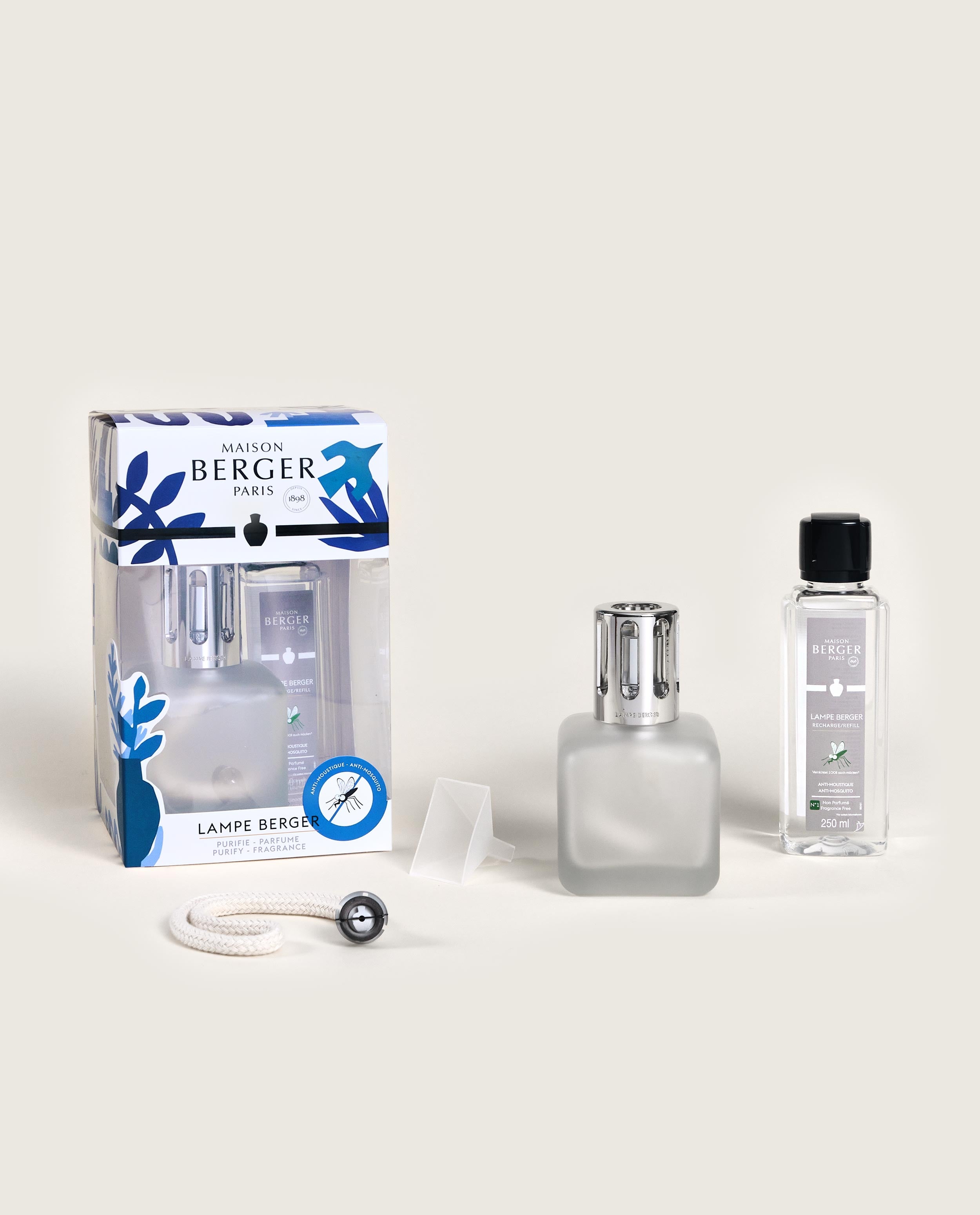 Coffret lampe Berger Glaçon Givrée Anti-Moustiques • Maison Berger
