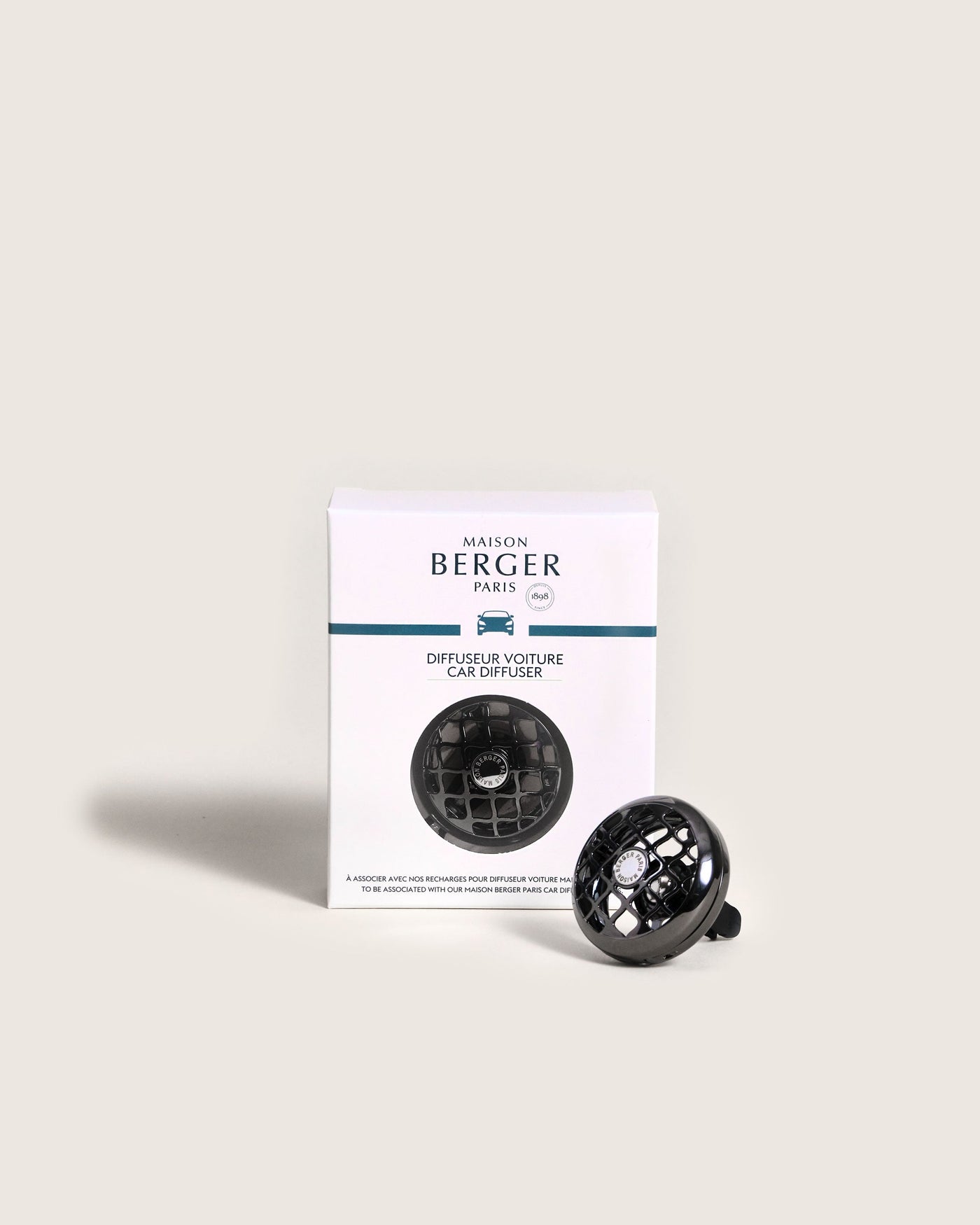 Pince Diffuseur voiture Résonance Gun Métal
