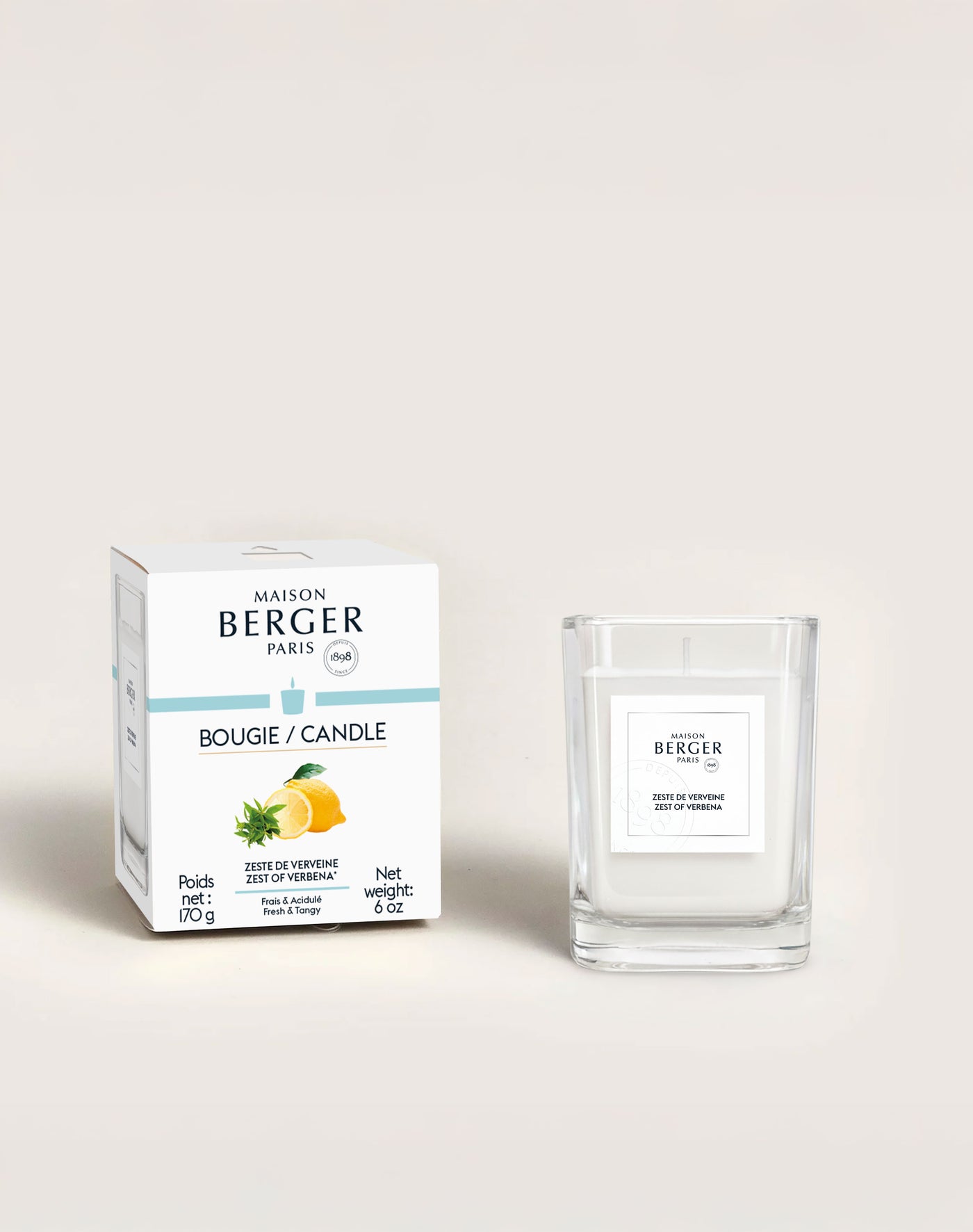 Bougie parfumée Zeste de Verveine
