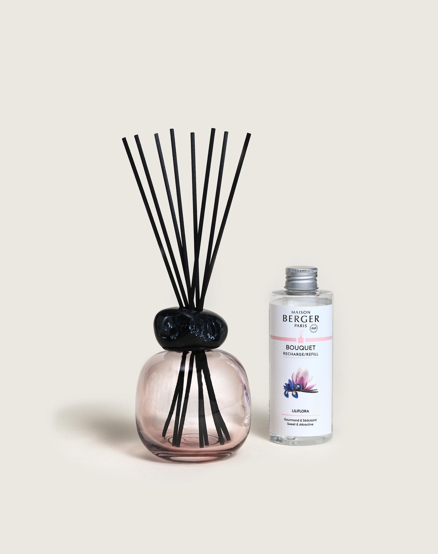 Bouquet parfumé Minéral Rose