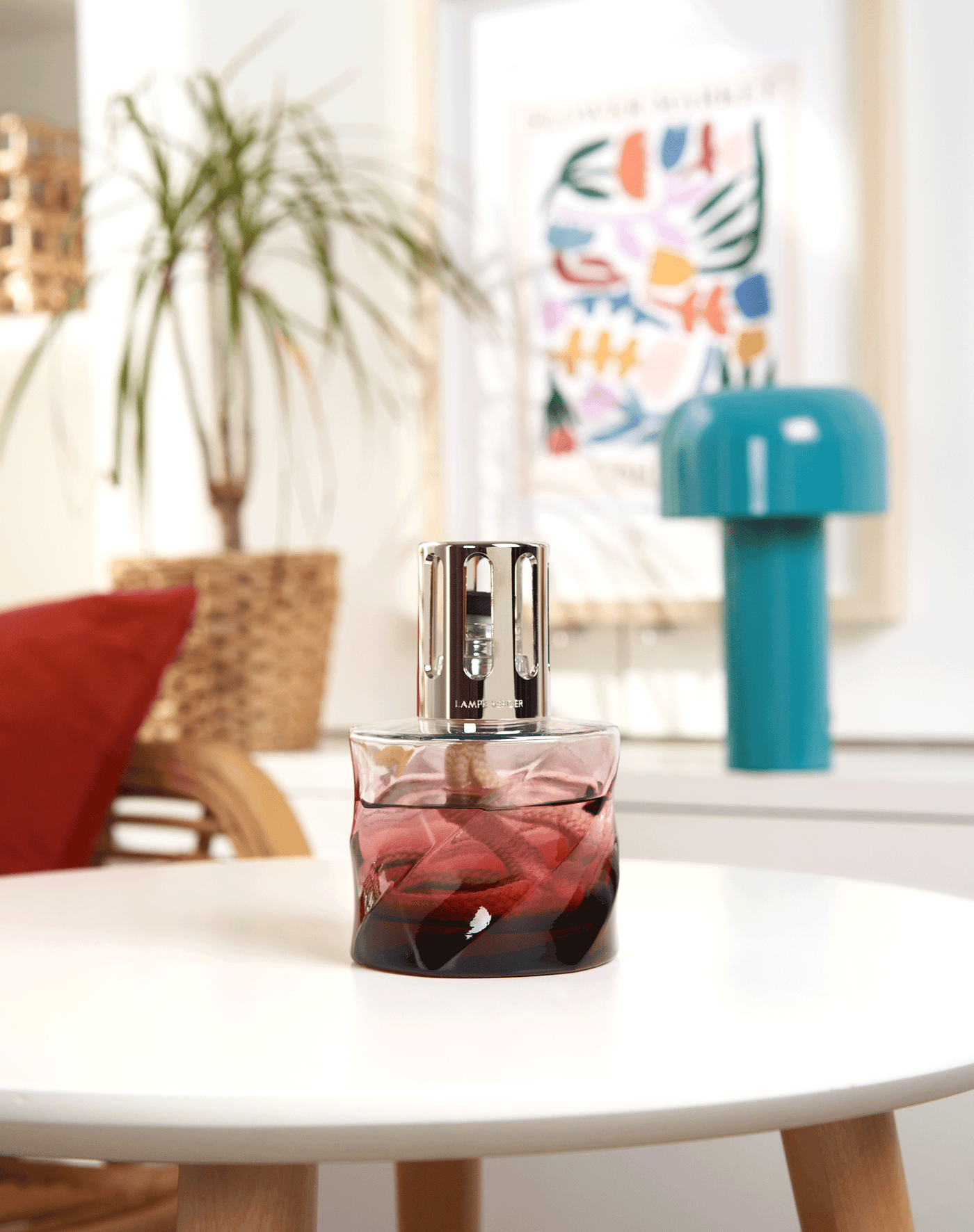 Coffret lampe Berger Spirale Rouge