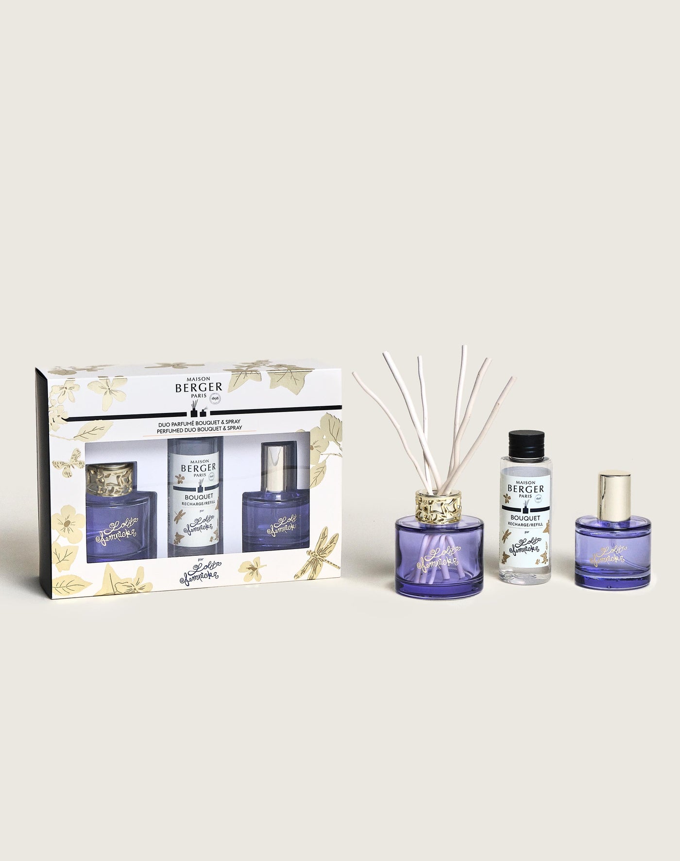 Duo mini bouquet & spray Lolita Lempicka Parme