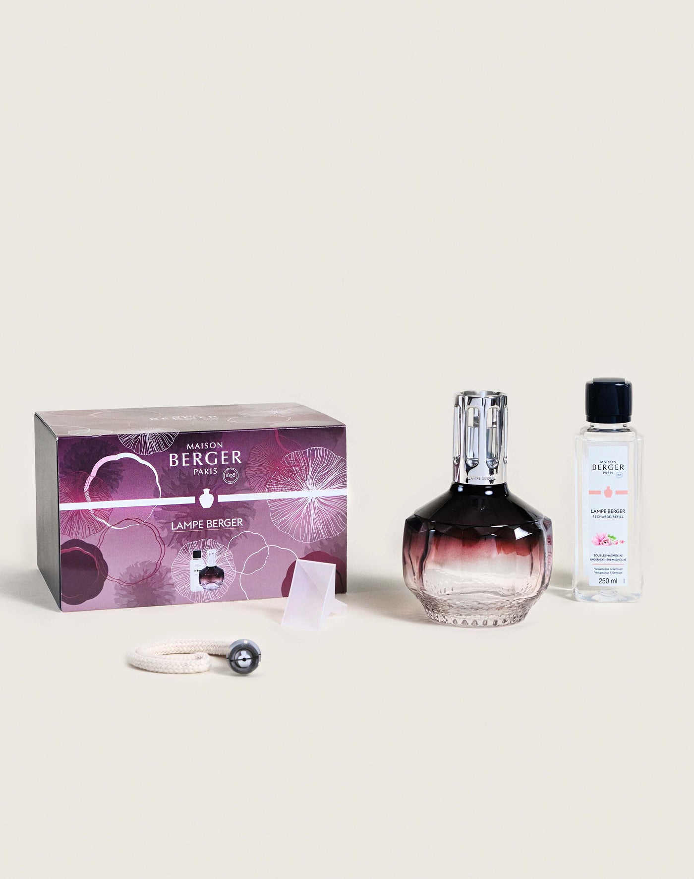 Coffret lampe Berger Molécule Prune