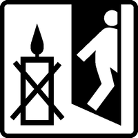 Figure 3- Ne pas laisser brûler sans surveillance