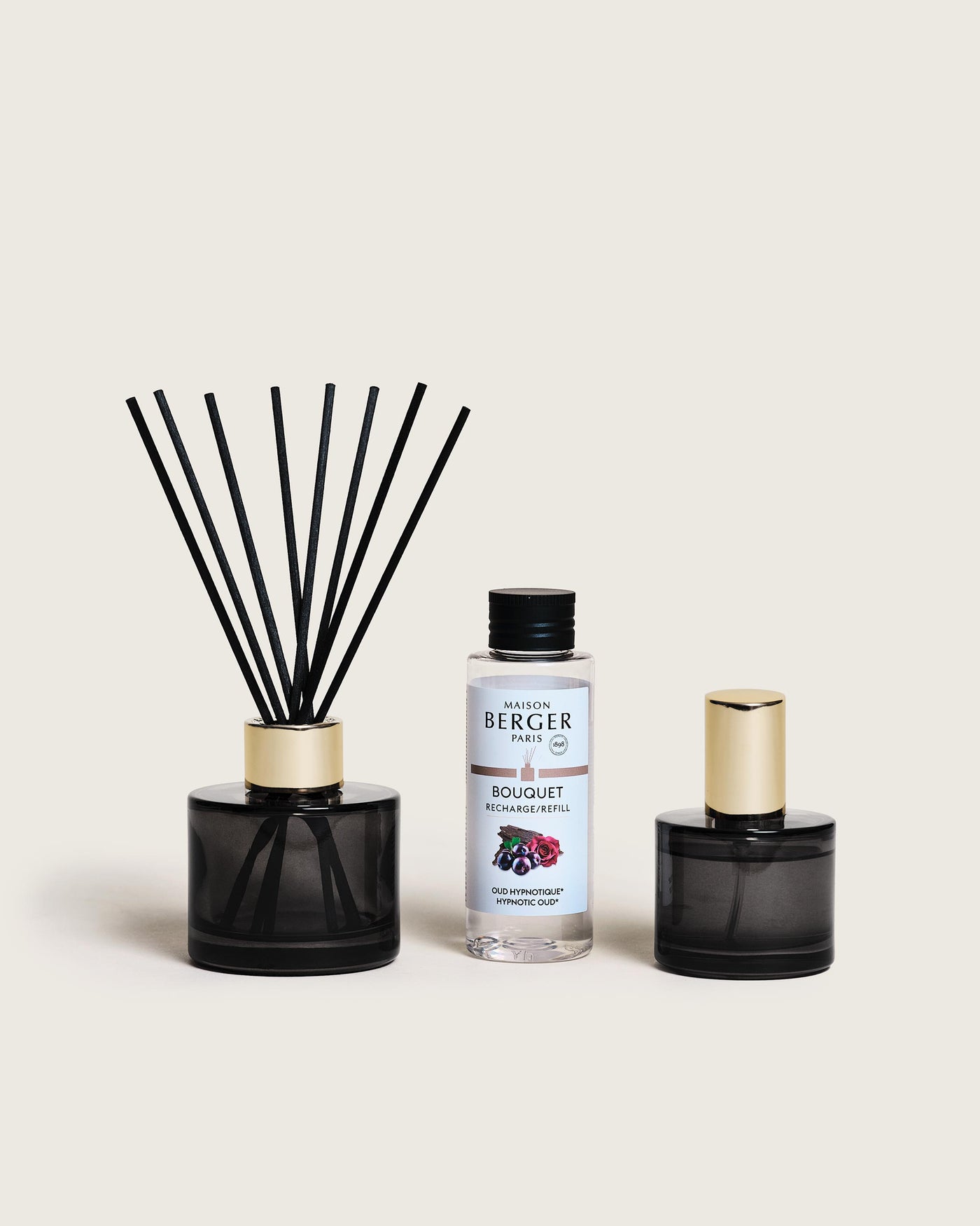 Duo mini bouquet & spray d'intérieur Celebration Oud Hypnotique
