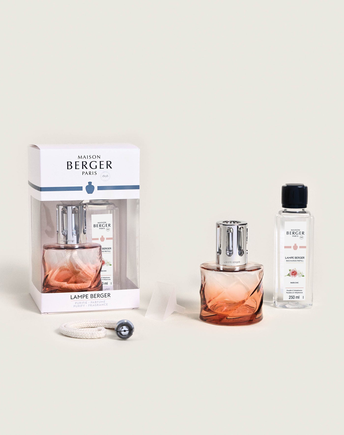 Coffret lampe Berger Spirale Rose Ambré