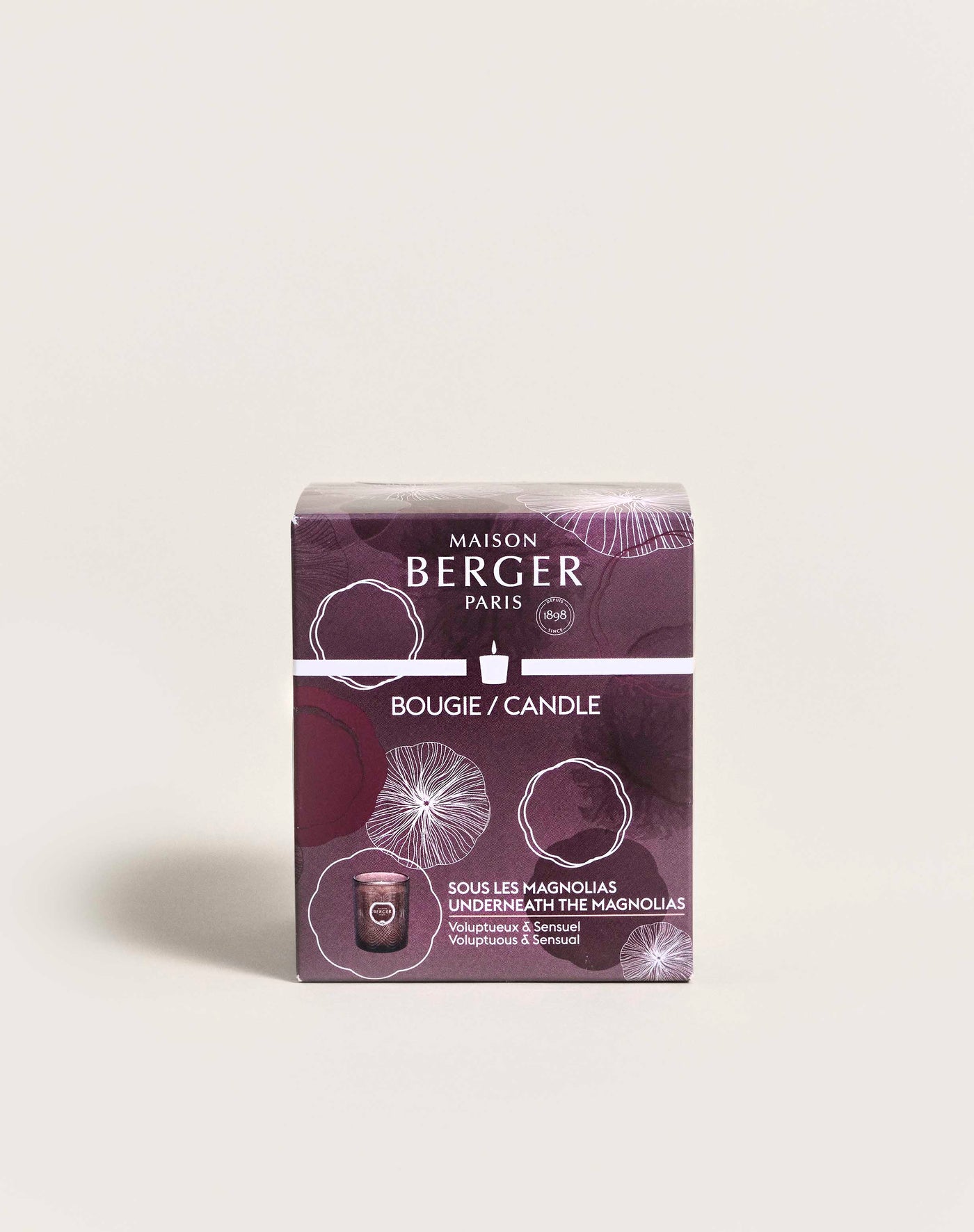 Bougie parfumée Molécule Prune Sous les Magnolias