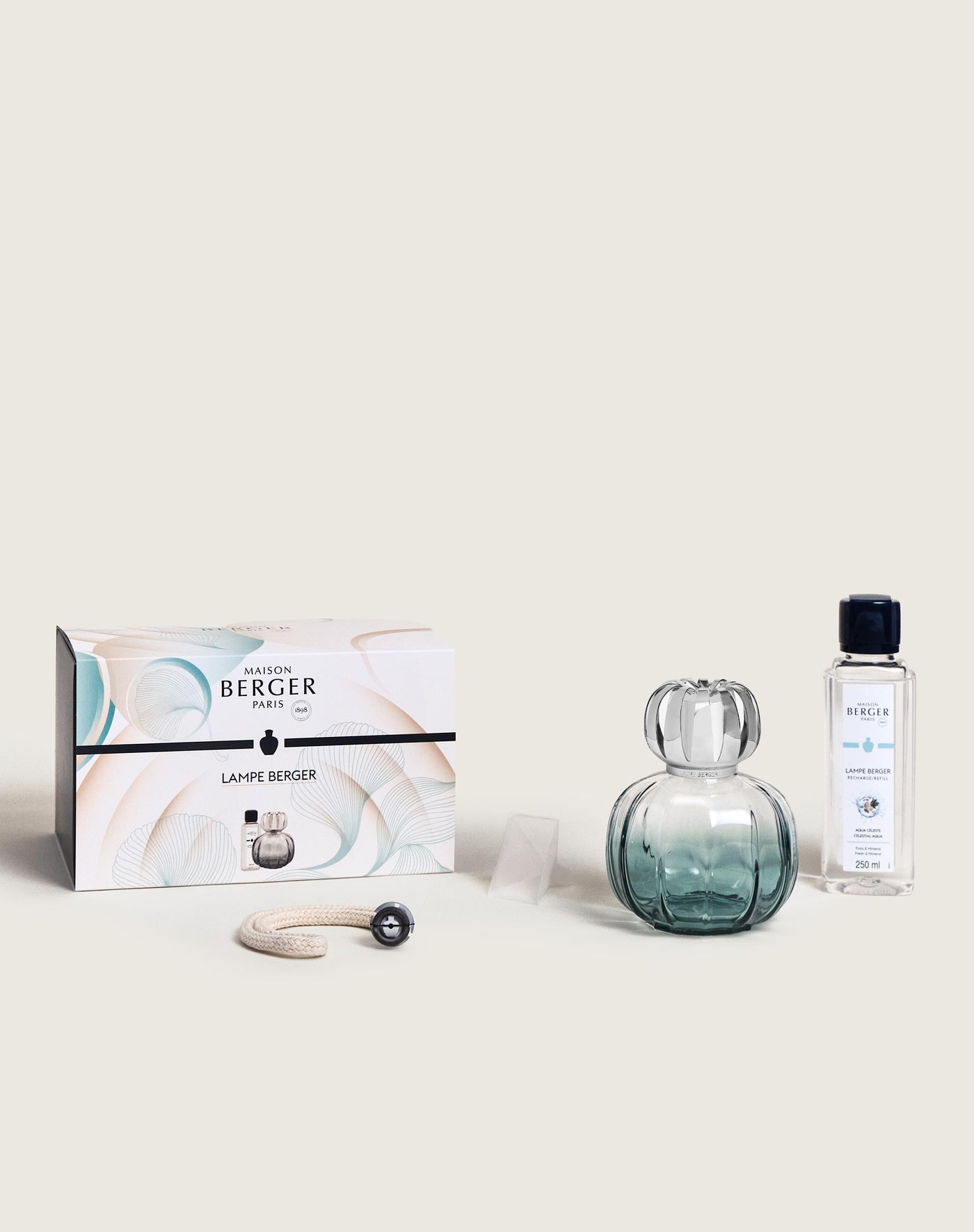 Coffret lampe Berger Corali Verte