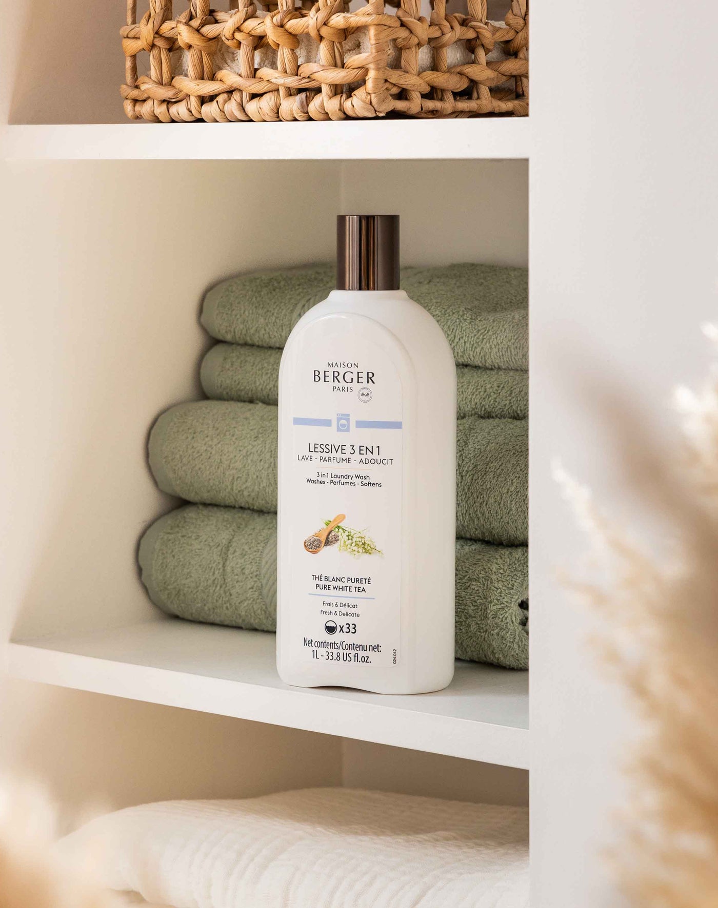 Lessive 3 en 1 Thé Blanc Pureté 1 litre