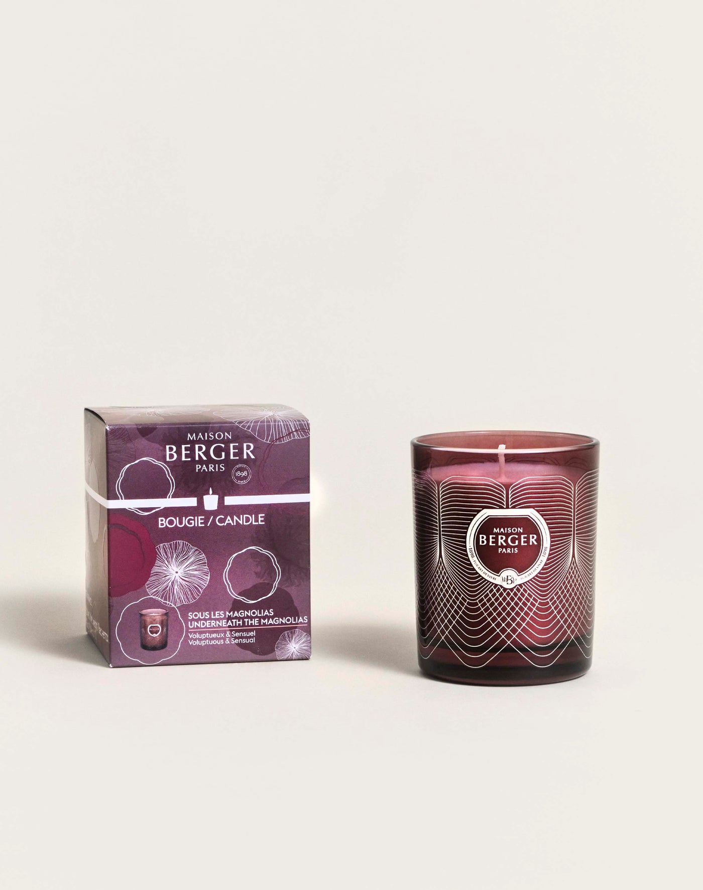 Bougie parfumée Molécule Prune Sous les Magnolias