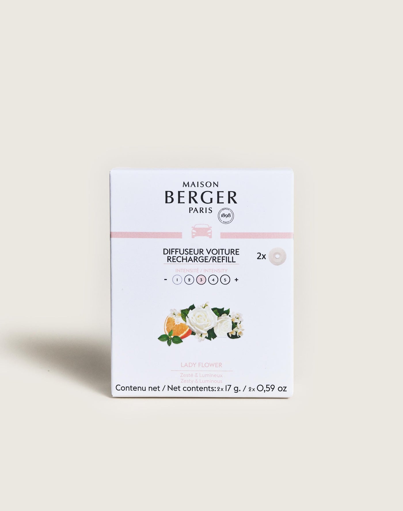 Recharges diffuseur voiture Lady Flower