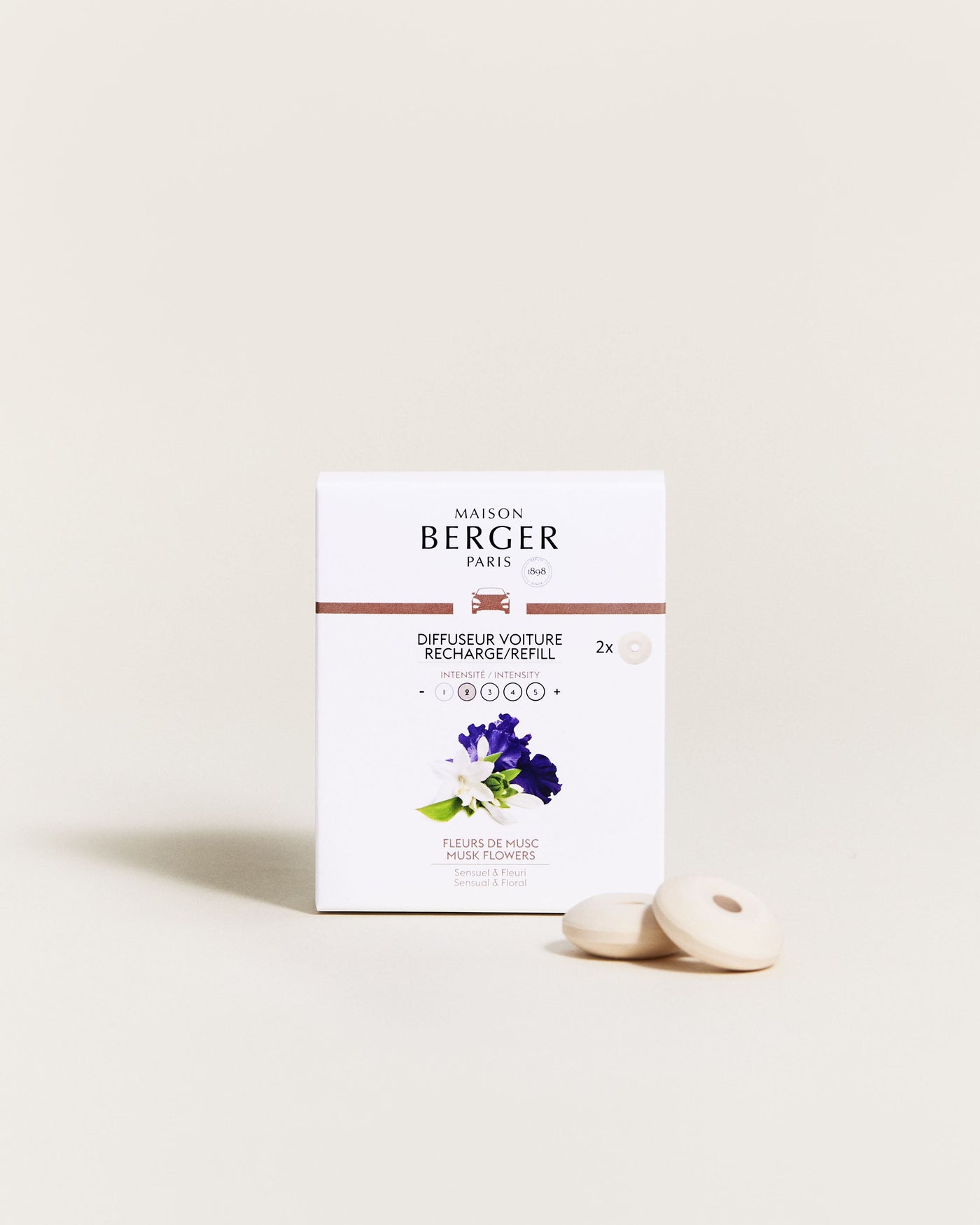 Recharges Diffuseur voiture Fleurs de Musc