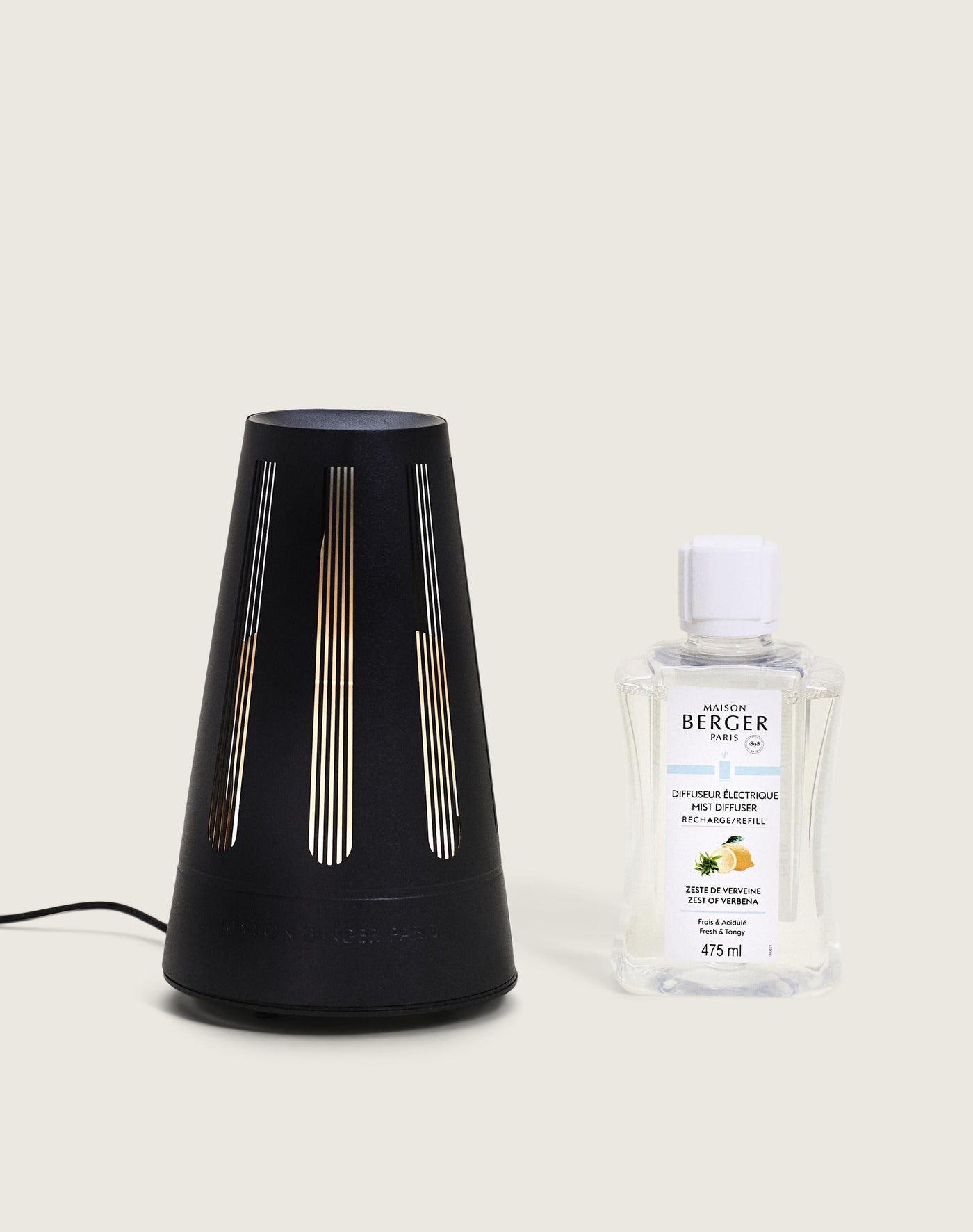 Diffuseur électrique Amphora Noir Satiné