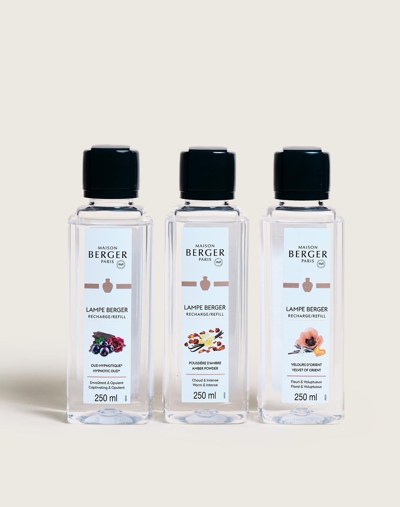 Coffret 3 recharges lampe Berger Magical 250ml