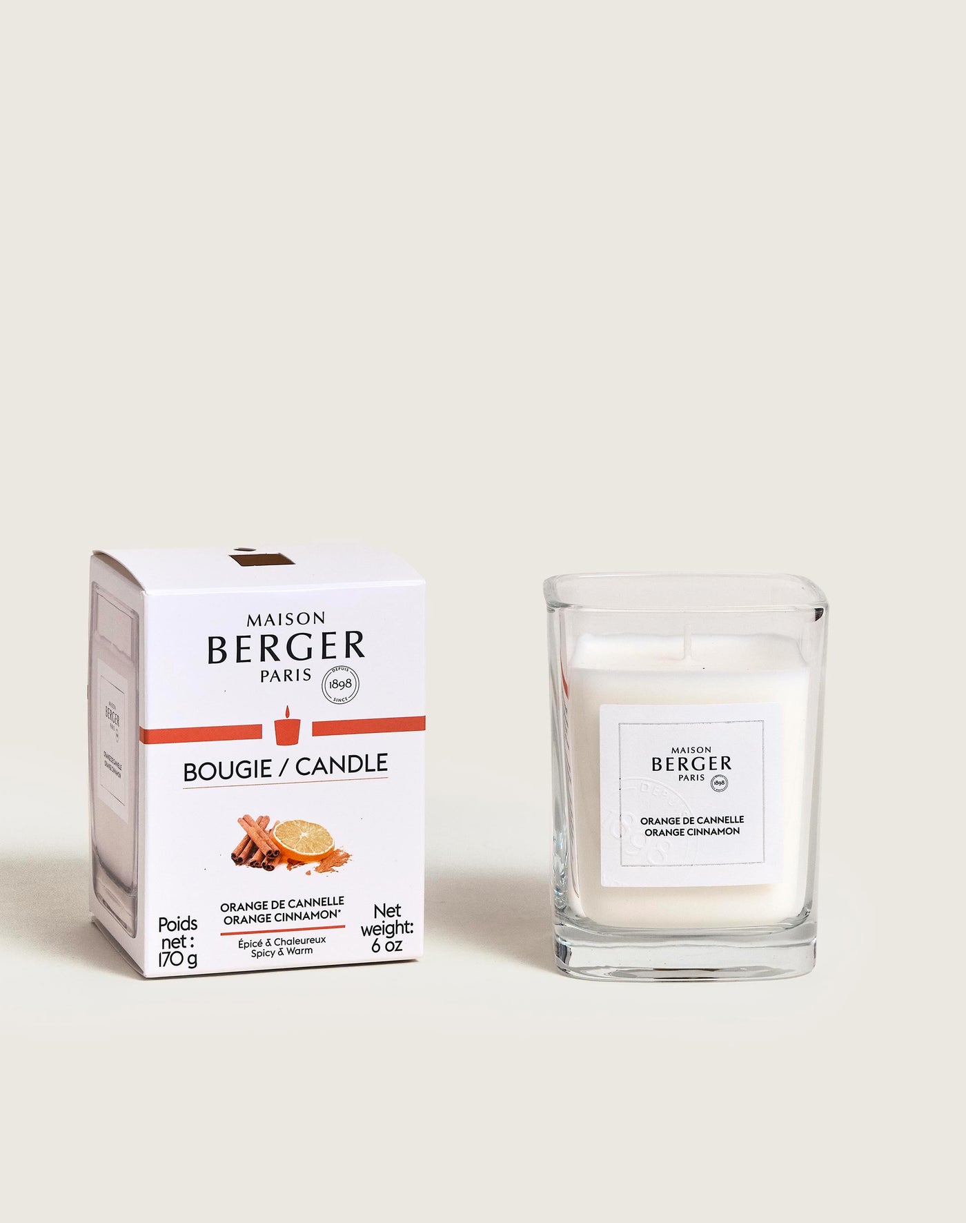 Bougie parfumée Orange de Cannelle