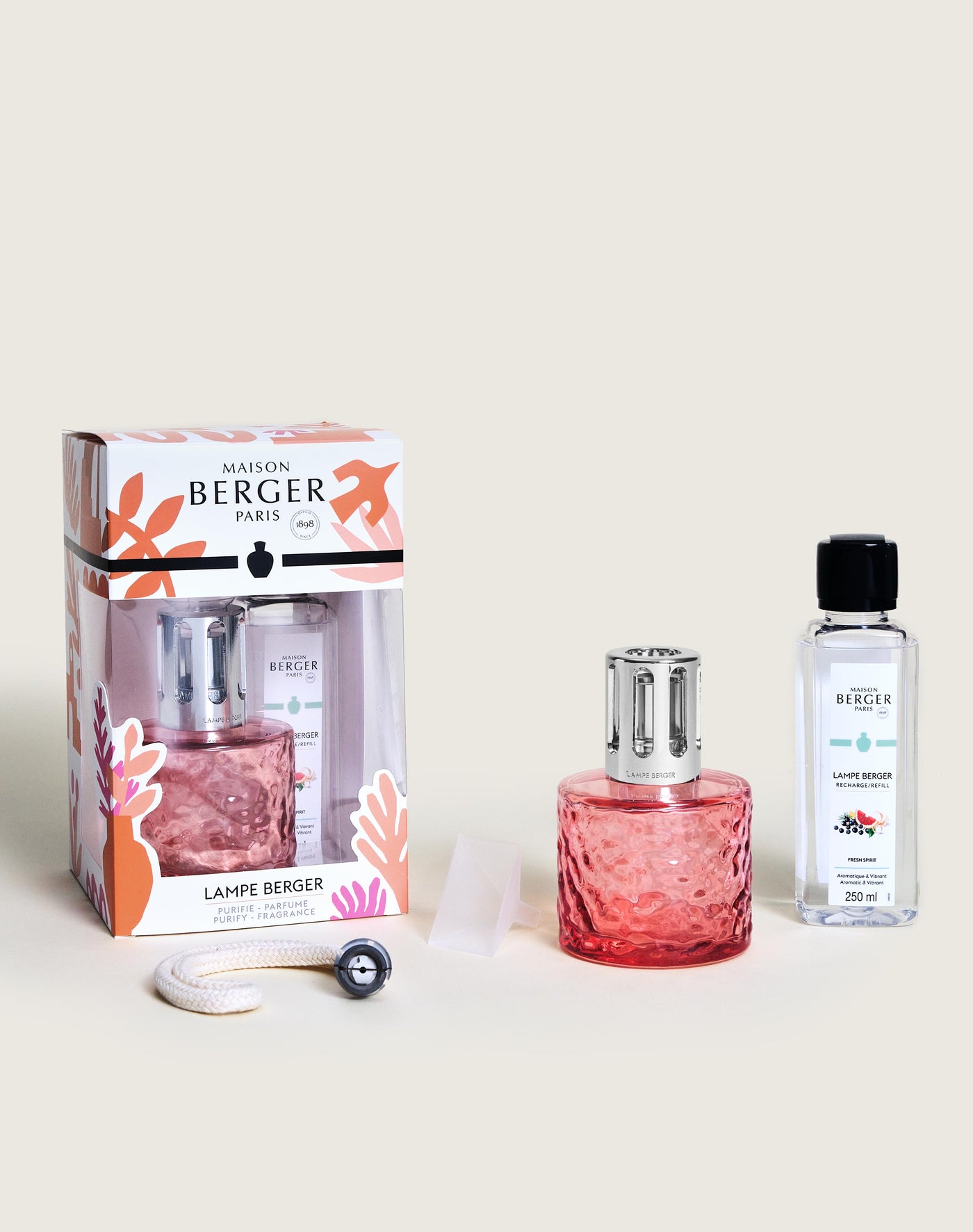 Coffret lampe Berger Estivale Corail