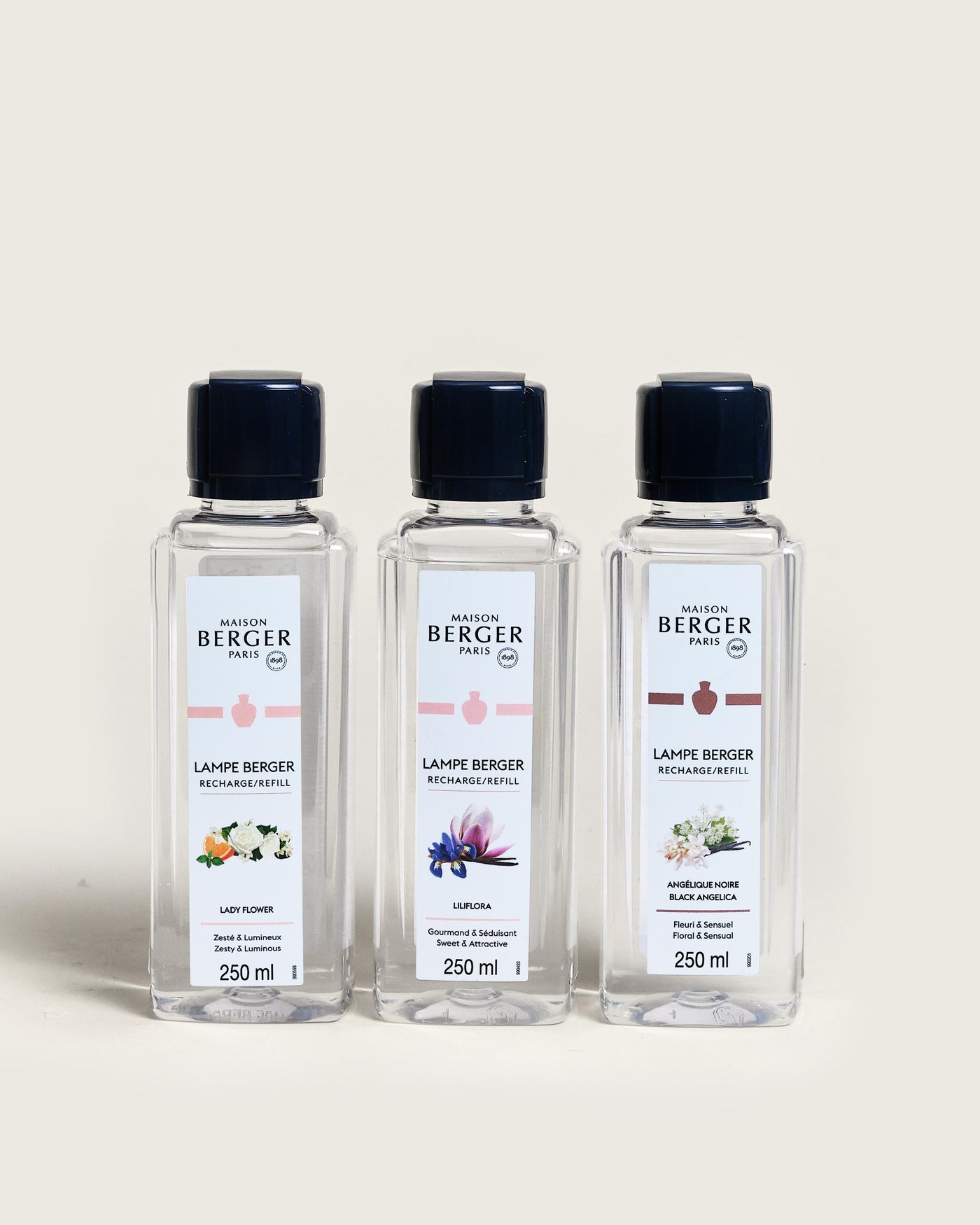 Coffret 3 recharges lampe Berger Eternity 250ml
